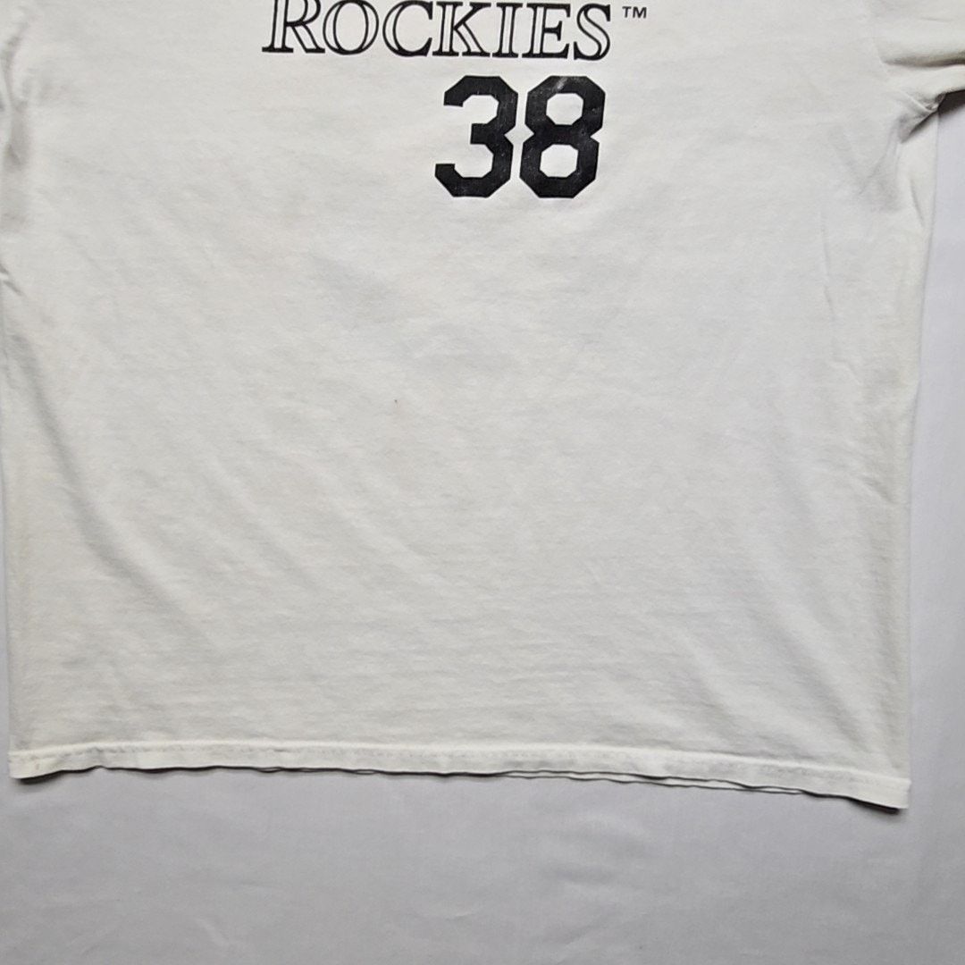 Anvil Colorado Rockies Jimenez Baseball White L Baseball Shirt Size US L / EU 52-54 / 3 - 4 Thumbnail