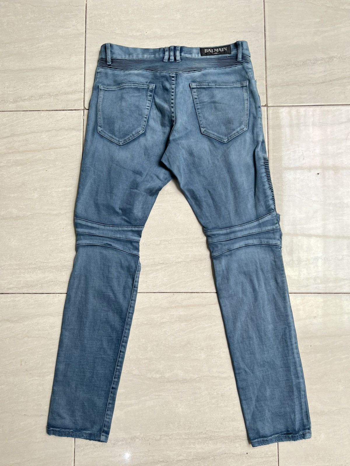 Balmain Balmain Paris Biker Distressed Jeans Size US 32 / EU 48 - 5 Thumbnail