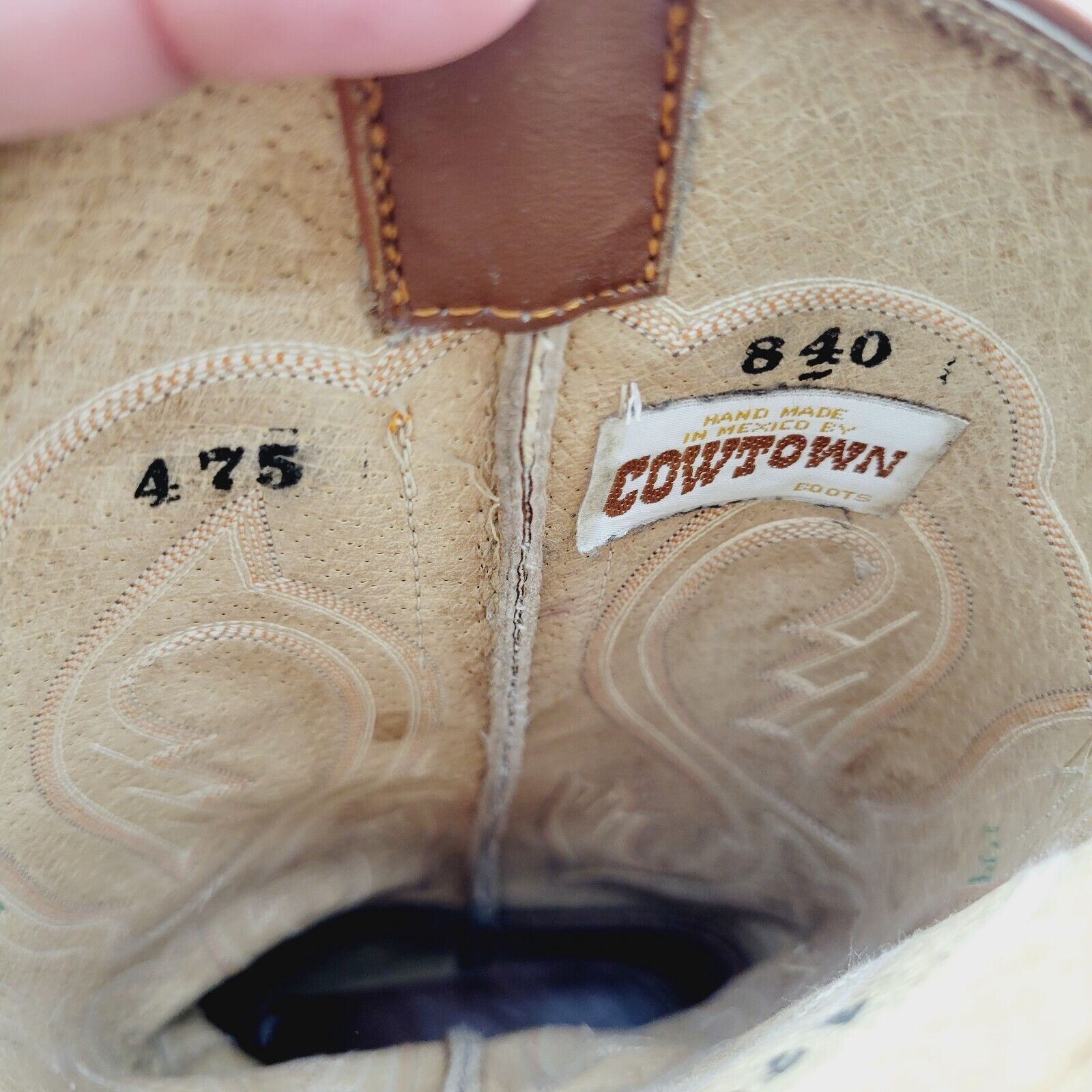 Vintage Cowtown Boots Lizard Cowboy Boots Sz 8 E Model 840 Exotic Size US 8 / EU 41 - 13 Thumbnail