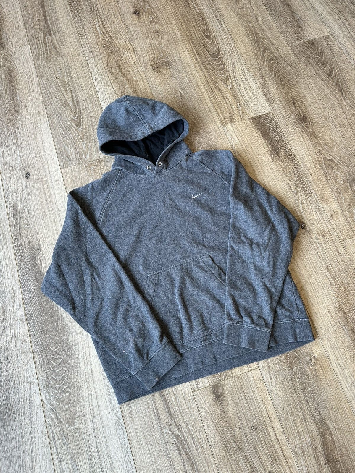 Nike × Vintage Vintage Y2K Nike Hoodie Sweatshirt Skate Grunge Size US L / EU 52-54 / 3 - 2 Thumbnail