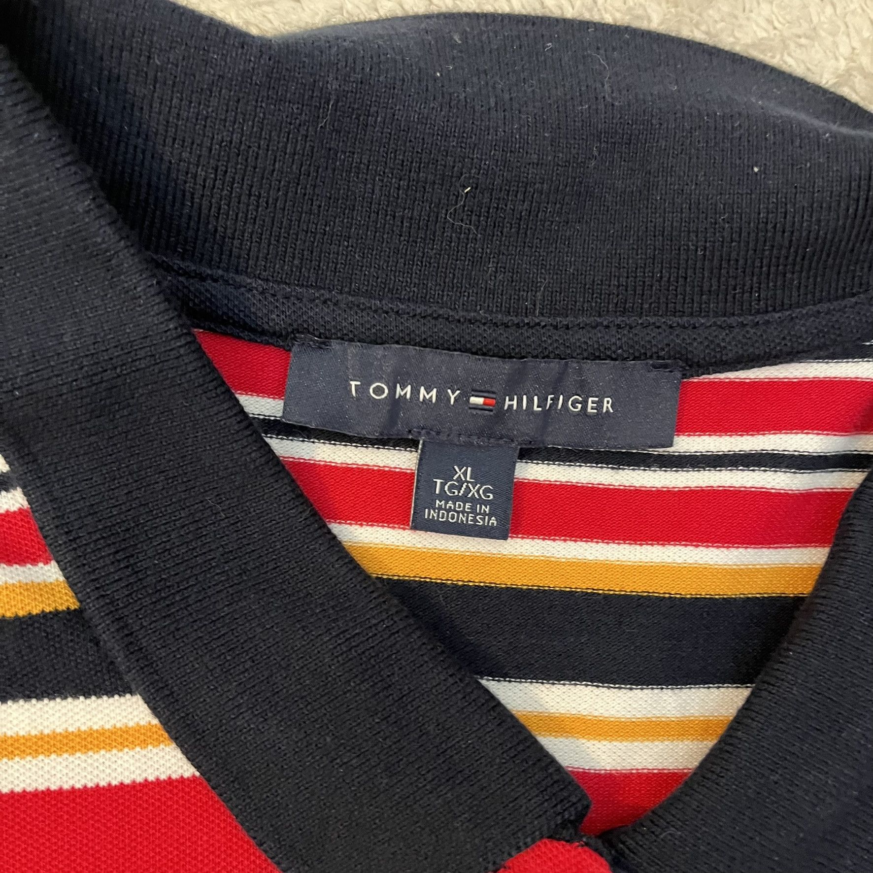 Tommy Hilfiger Year 00s 2000s Y2K Tommy Hilfiger Preppy Colorful Shirt Size US XL / EU 56 / 4 - 5 Thumbnail