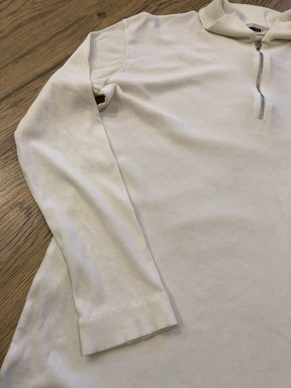 Quarter zip plain tee