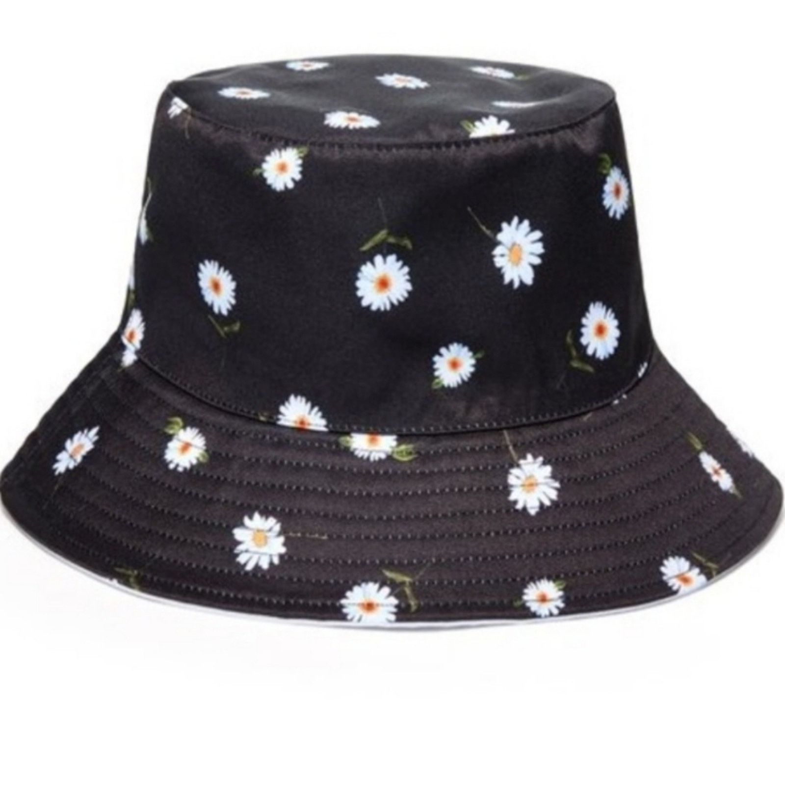 Alice + Olivia NWT Alice & Olivia Daisy Bucket Hat Reversible Fabric Size ONE SIZE - 4 Thumbnail