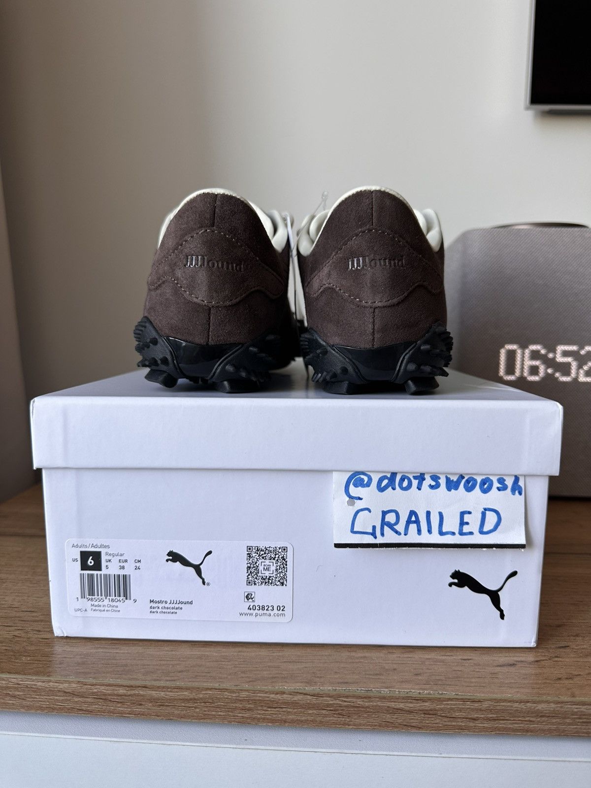 JJJJound × Puma PUMA x JJJJound Mostro Dark Chocolate Size US 7.5 / IT 37.5 - 3 Thumbnail