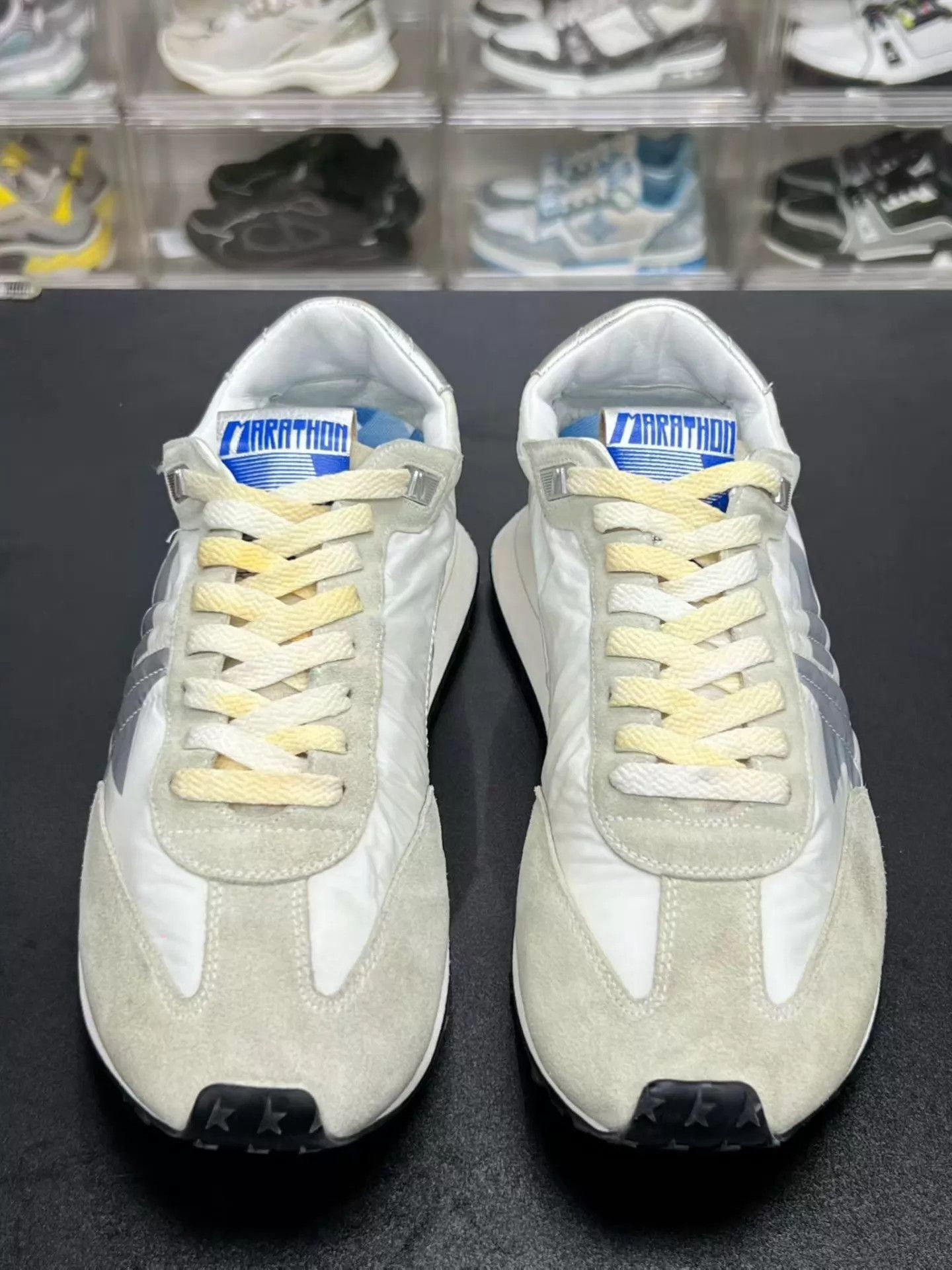 Golden Goose Golden Goose GGDB Marathon Distressed White Size 43 Size US 10 / EU 43 - 2 Thumbnail