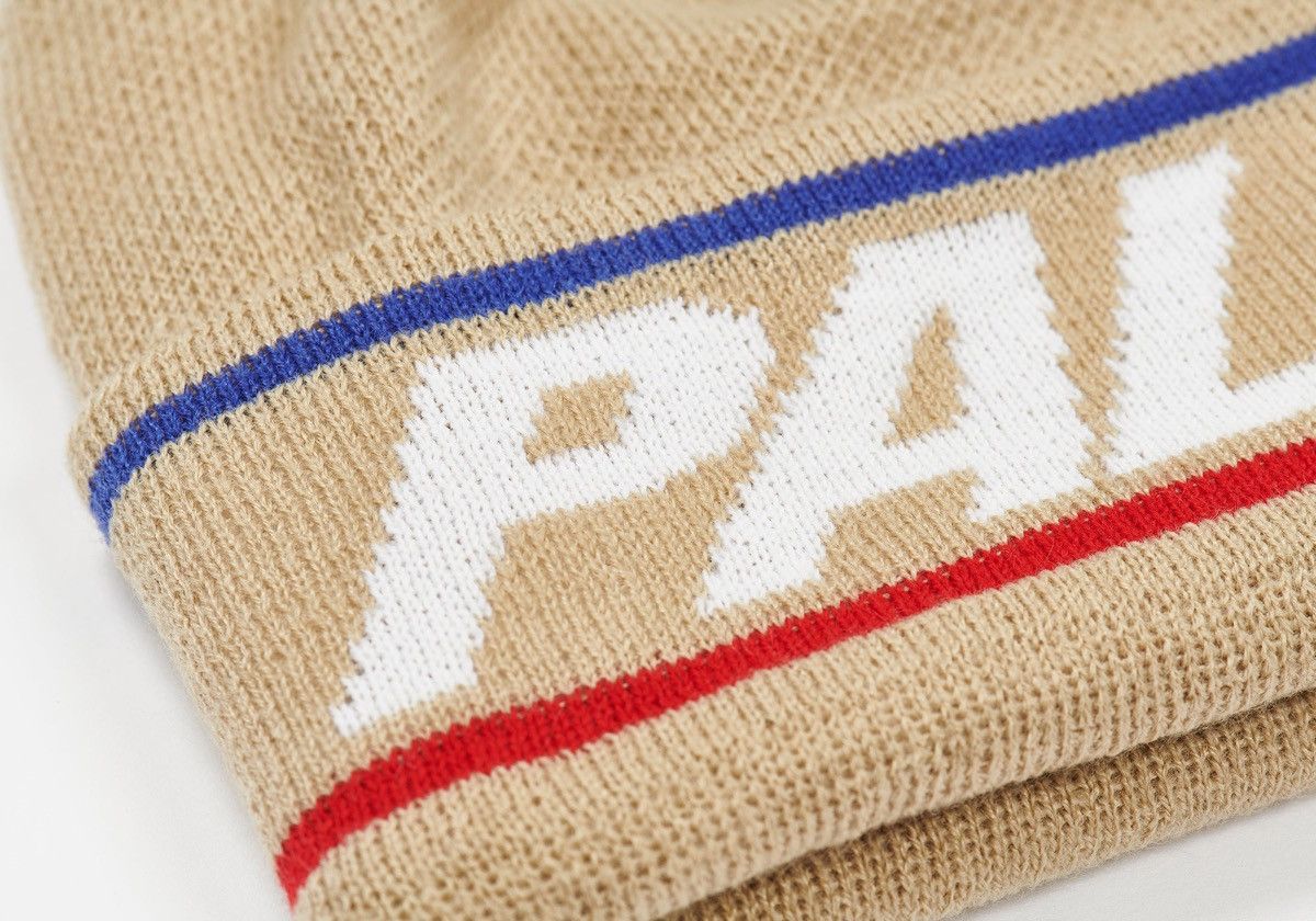 Palace Palace BASICALLY A BEANIE STONE Logo hat cap Size ONE SIZE - 2 Thumbnail
