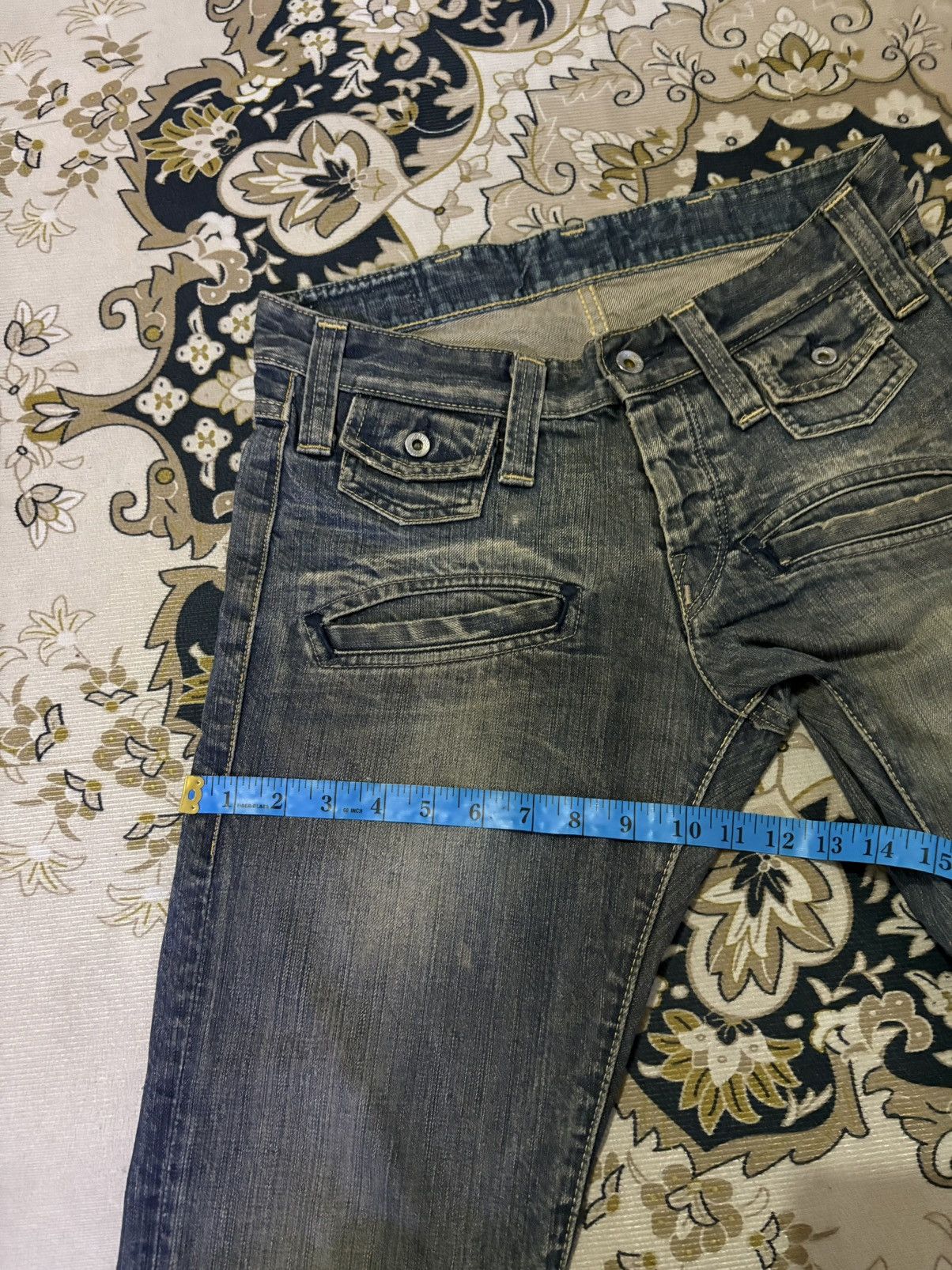 Designer × G-Star 🔥Flare🔥🔥G-STAR RAW Multipocket Distressed Flare Denim Size US 30 / EU 46 - 20 Thumbnail