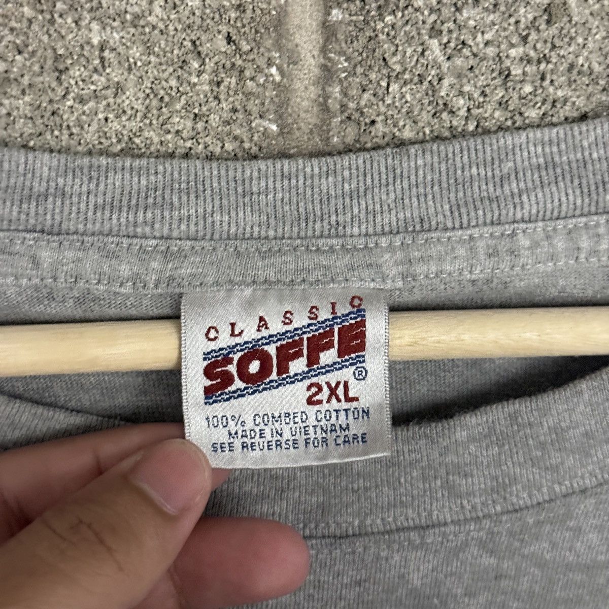 Soffe Vintage Soffe Property Of Tennessee Grey Tee Mens 2XL Size US L / EU 52-54 / 3 - 4 Thumbnail
