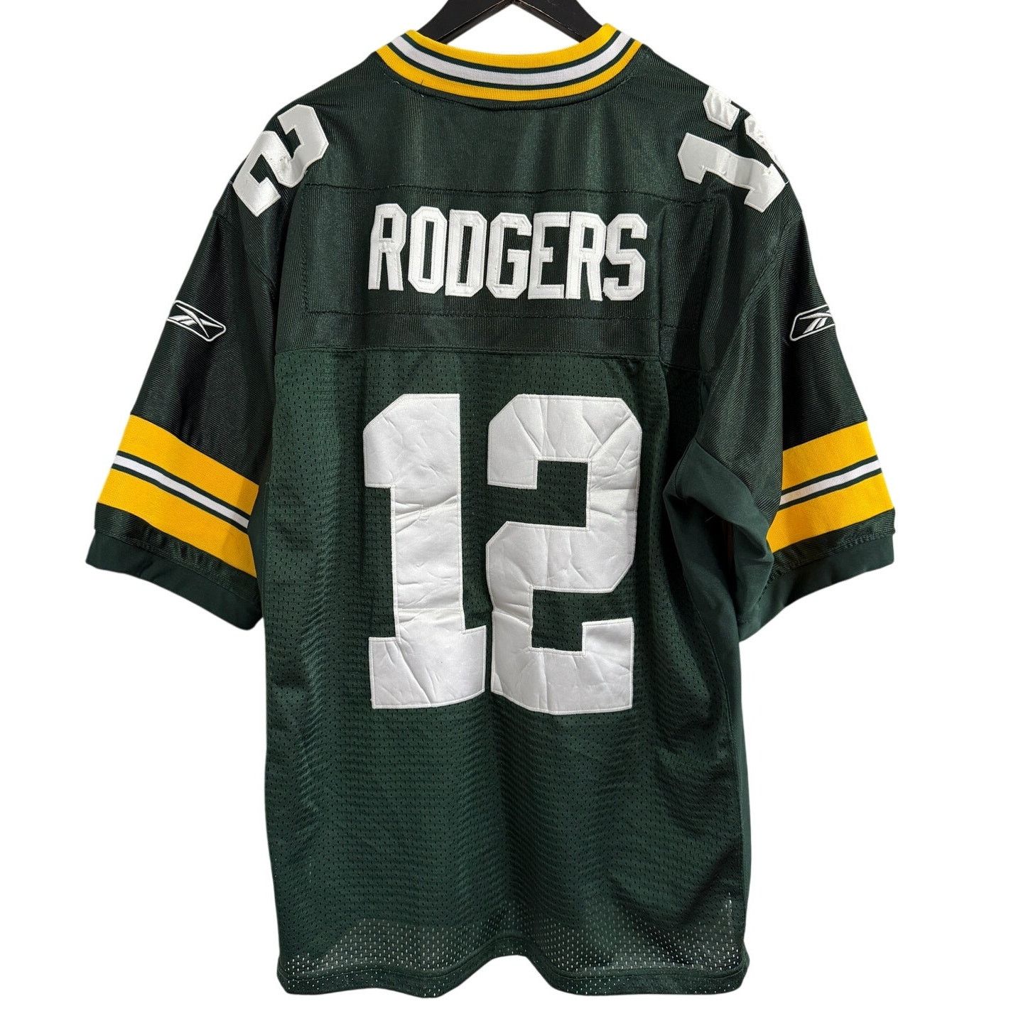 Reebok Aaron Rodgers Green Bay Packers Jersey Men's Size 52 (XL) Size US XL / EU 56 / 4 - 1 Thumbnail
