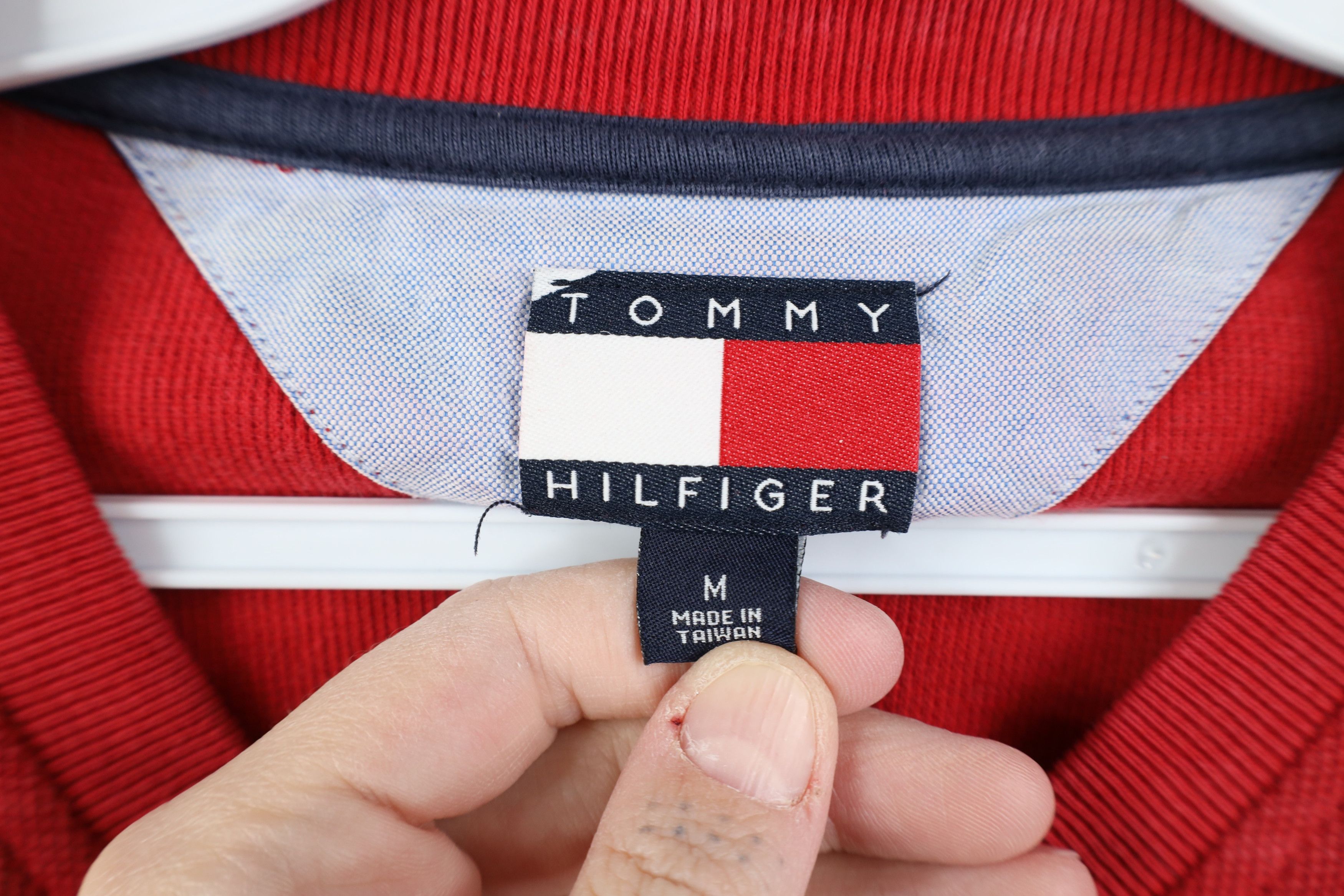 Tommy Hilfiger Vintage 90s Tommy Hilfiger Thermal Knit Long Sleeve T-Shirt Size US M / EU 48-50 / 2 - 8 Thumbnail