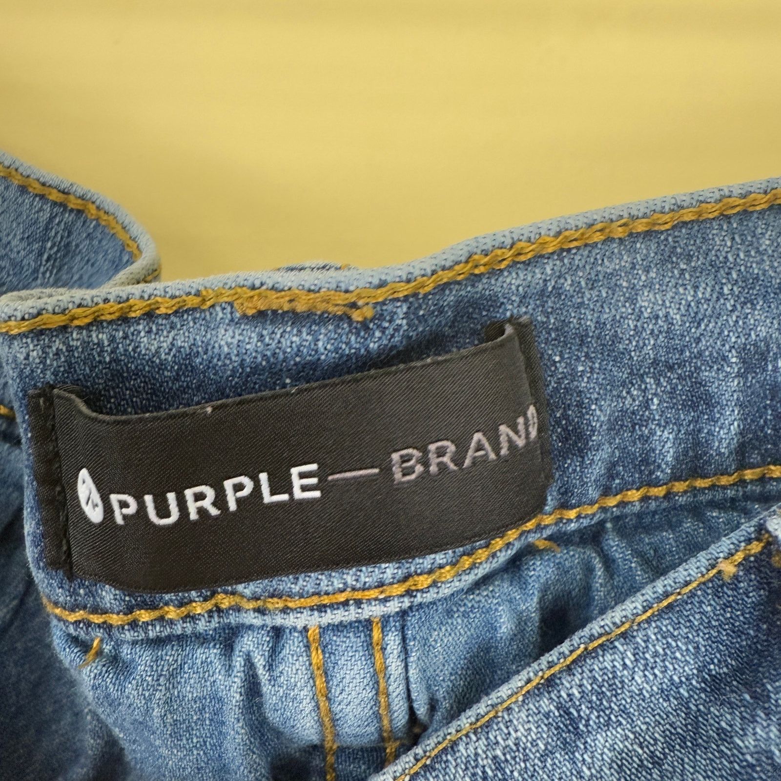 Purple Brand PURPLE BRAND Ripped Knee Blowout Slim Distressed Denim P002 Size US 34 / EU 50 - 7 Thumbnail