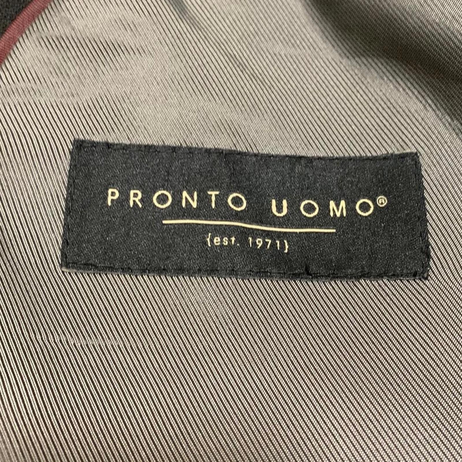 Pronto Uomo Pronto Uomo Men's 54 inch Black Blazer Jacket Size 54R - 3 Thumbnail