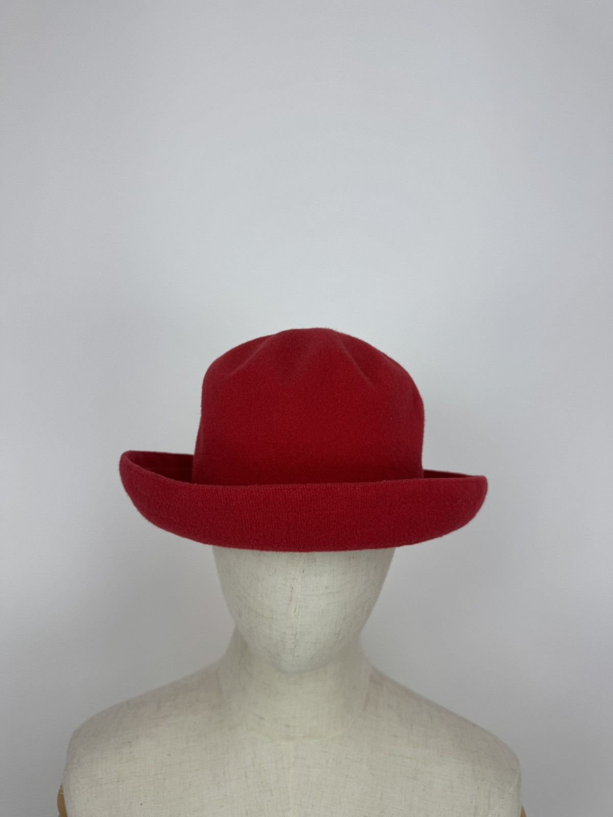 Kangol Vintage kangol wool Bucket Hat red Bermuda Casual Panama hat Size ONE SIZE - 5 Thumbnail