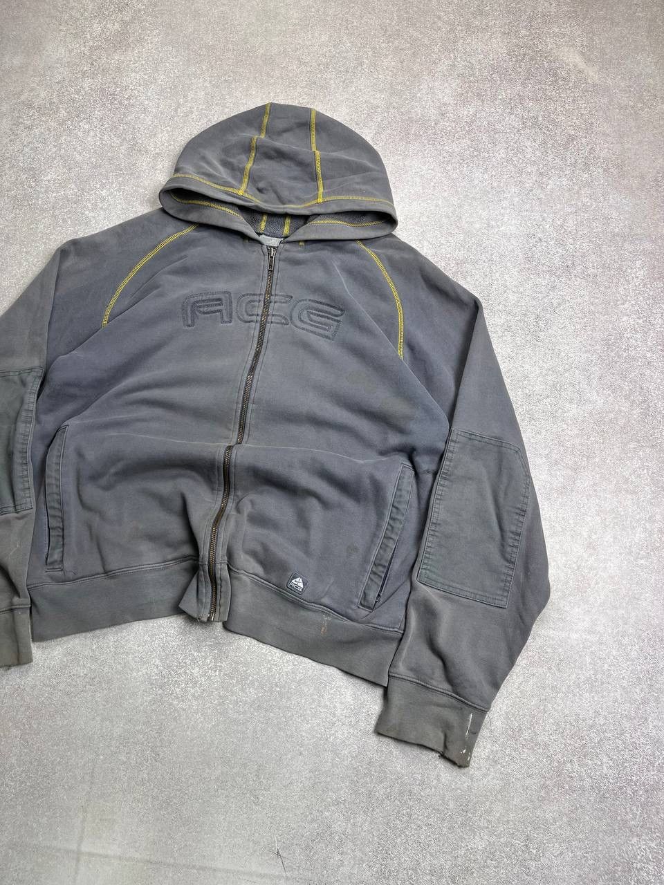 Nike Vintage 90's Nike ACG Boxy Zip Archival Hoodie L Size US L / EU 52-54 / 3 - 2 Thumbnail