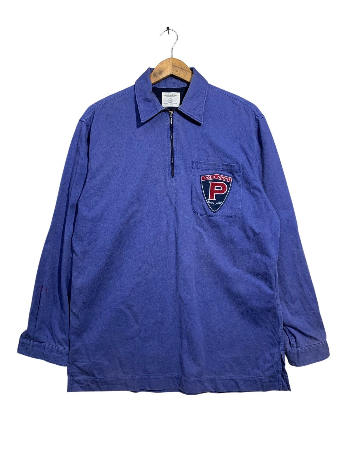 Polo Ralph Lauren 🔥POLO SPORT RL HALFZIPPER SMOCK JUMPER Size US S / EU 44-46 / 1 - 1 Thumbnail