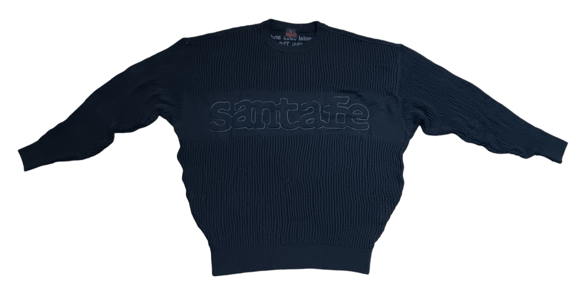Japanese Brand SANTA FE BIG SPELL OUT EMBROIDERED SWEATSHIRT Size US XL / EU 56 / 4 - 1 Thumbnail