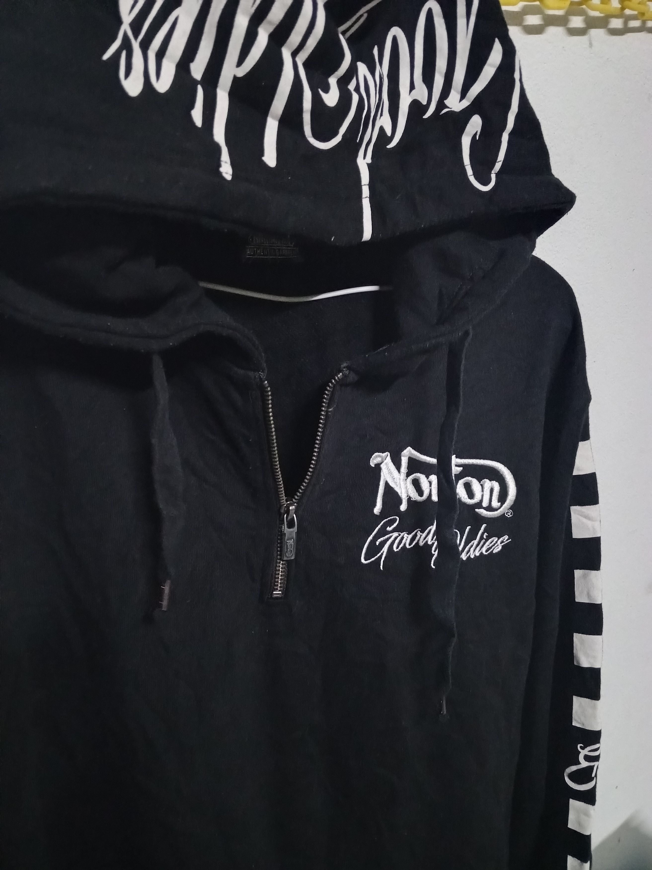 Norton NORTON ENGLAND HALPZIP HODDIE BLACK Size US XL / EU 56 / 4 - 3 Thumbnail