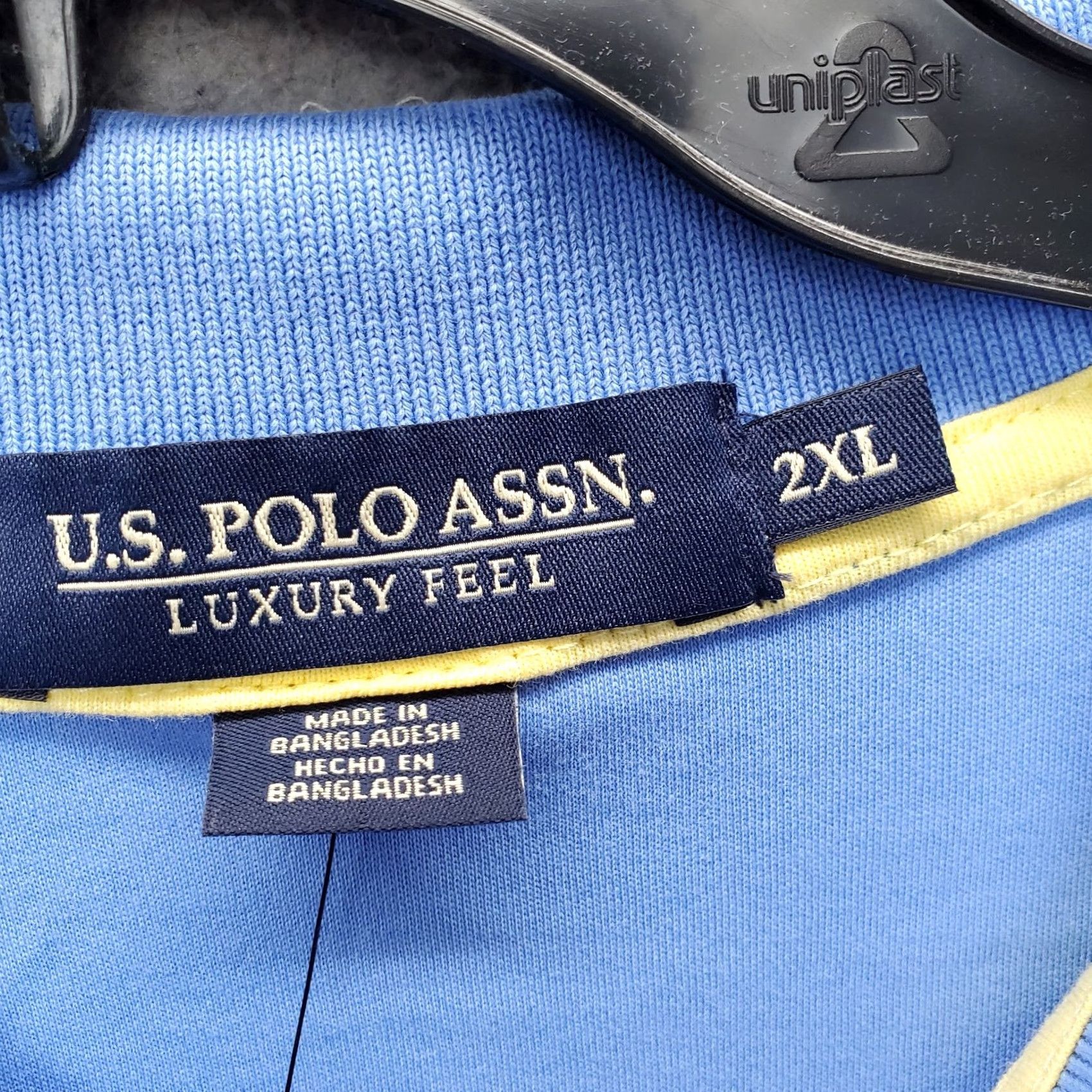 Vintage US Polo Assn. Polo Shirt Men 2XL Blue Cotton Classic Fit High Low Slit Pony Logo Shirt Mens 2XL Blue Polo Size US XXL / EU 58 / 5 - 7 Thumbnail