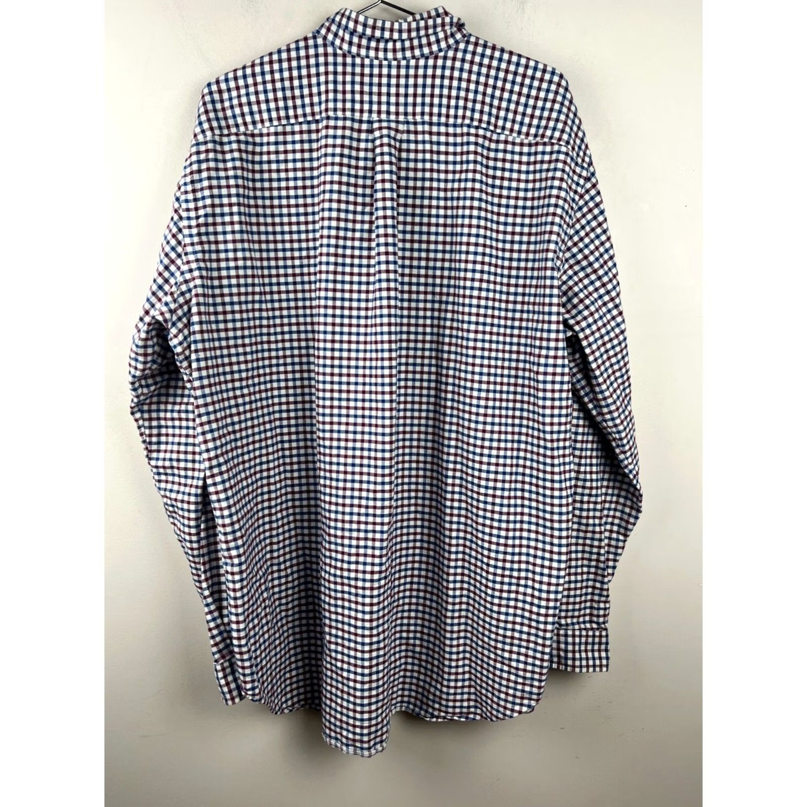 Ralph Lauren Ralph Lauren XLT Button-Down Shirt Men’s Long Sleeve Plaid Red Blue Check Classic Fit Tailored Tall/Long Color: Blue Size US XL / EU 56 / 4 - 2 Thumbnail