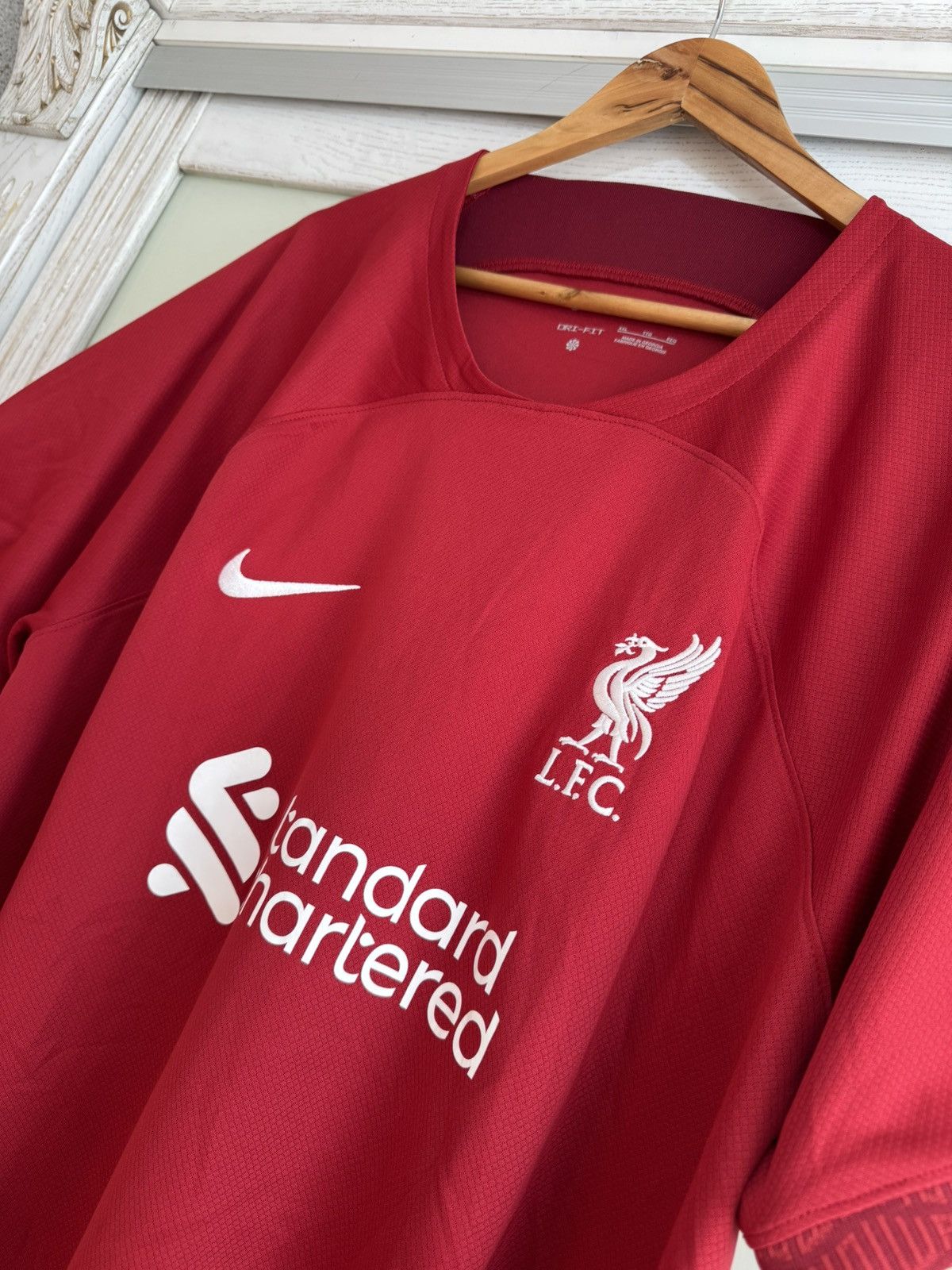 Nike Liverpool 2022-2023 Home Soccer Jersey Football Kit Shirt Size US XXL / EU 58 / 5 - 5 Thumbnail