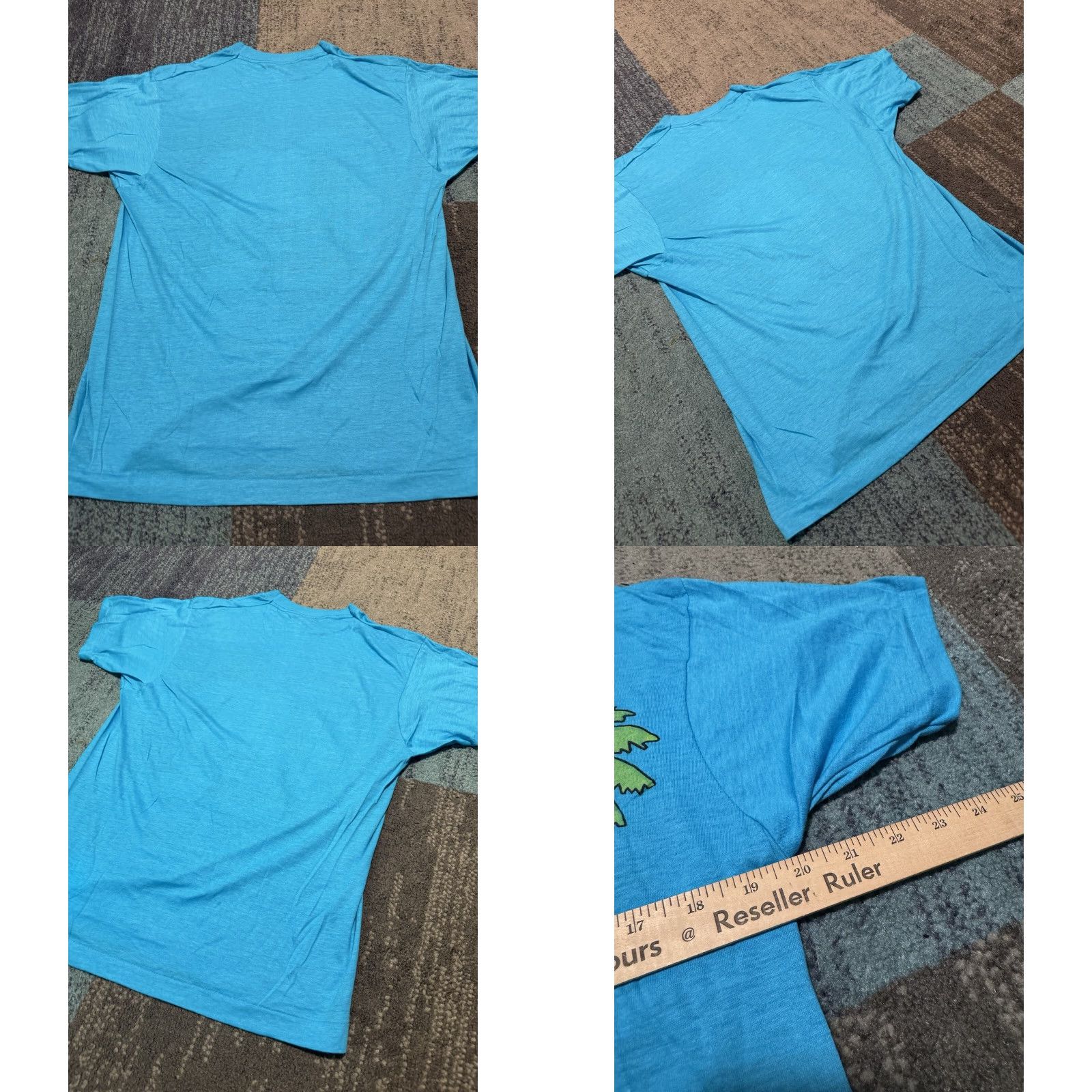 Vintage VINTAGE Screen Stars Beach Bunny Surfer Blue Single Stitch Shirt L USA Mens Graphic Tee Size US L / EU 52-54 / 3 - 8 Thumbnail