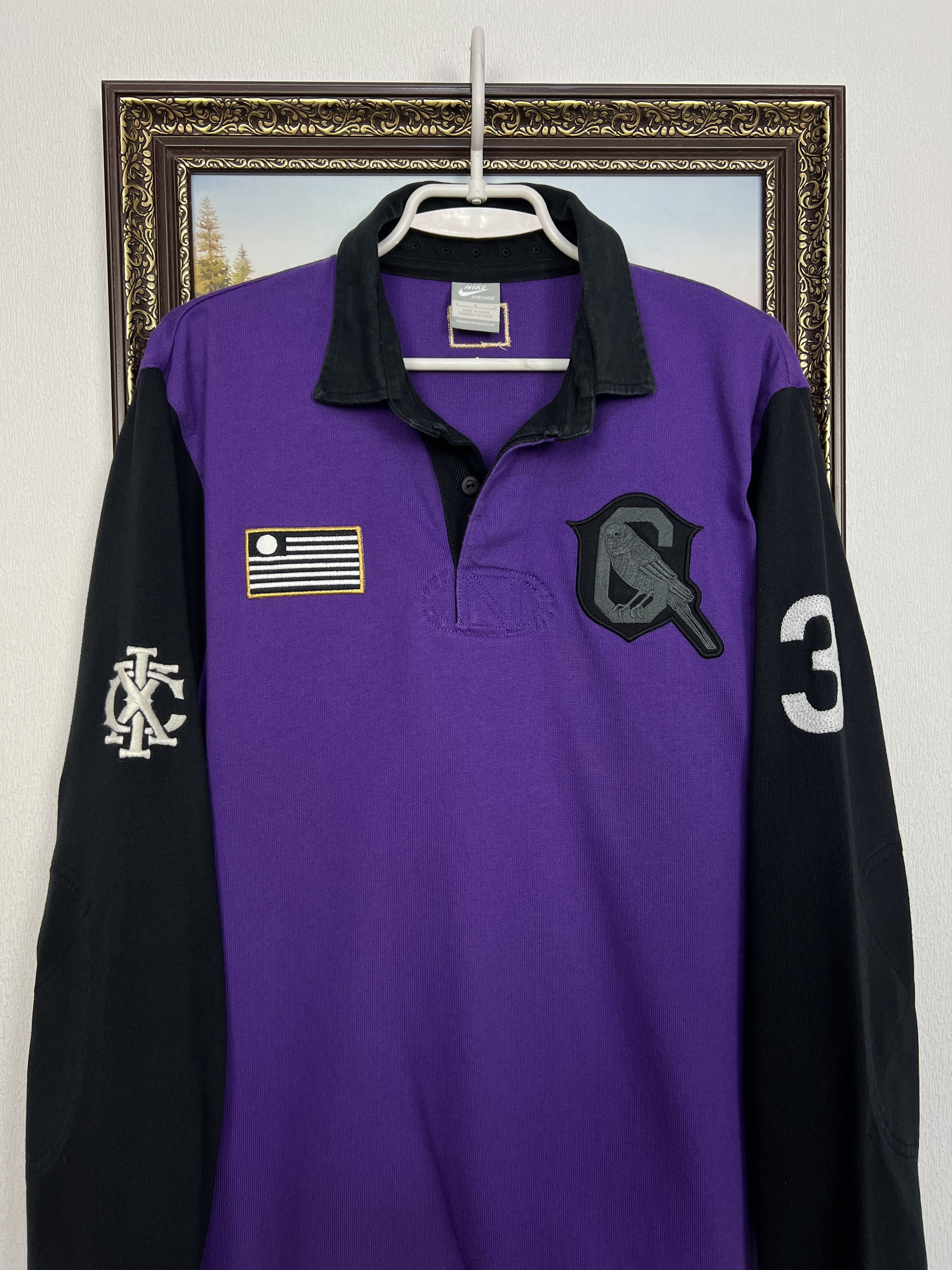 Nike Canarinho Corinthians Bando De Loucos Rugby Jersey Shirt Size US L / EU 52-54 / 3 - 2 Thumbnail