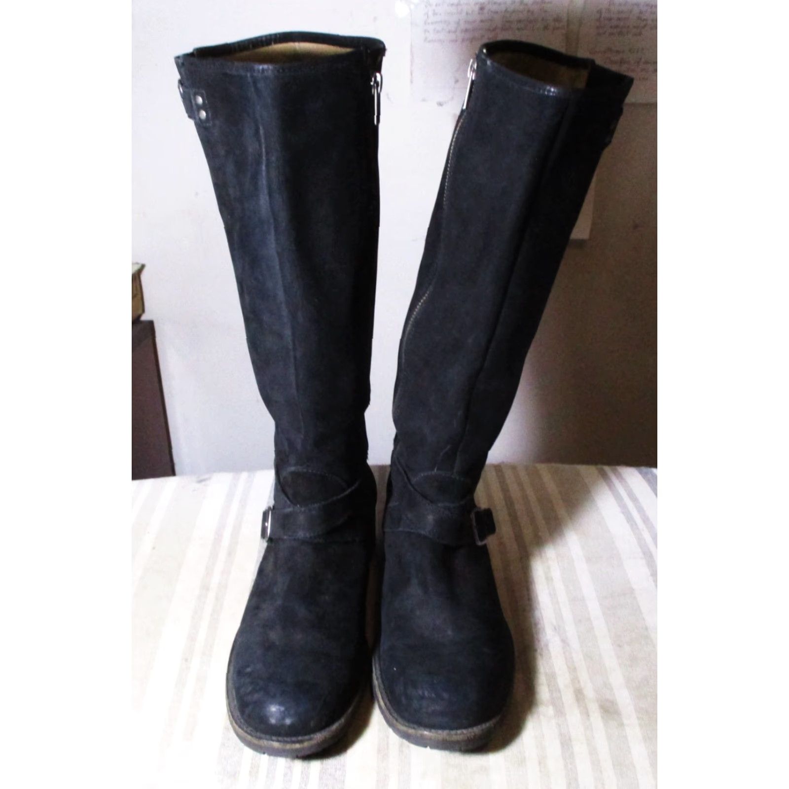 Vintage L.L. BEAN Black Leather Full Zip Mid-Calf Boots Women's Size 9M Size US 9 / IT 39 - 3 Thumbnail