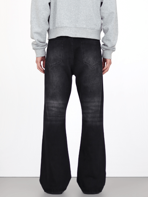 Japanese Brand American retro washed vintage flared jeans for men Size US 32 / EU 48 - 4 Thumbnail