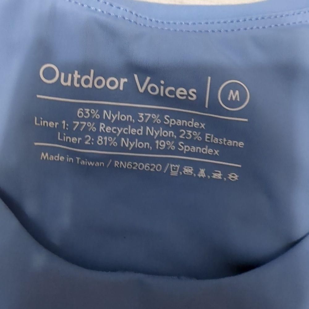Outdoor Voices Outdoor voices blue crop top size medium Size M / US 6-8 / IT 42-44 - 2 Thumbnail
