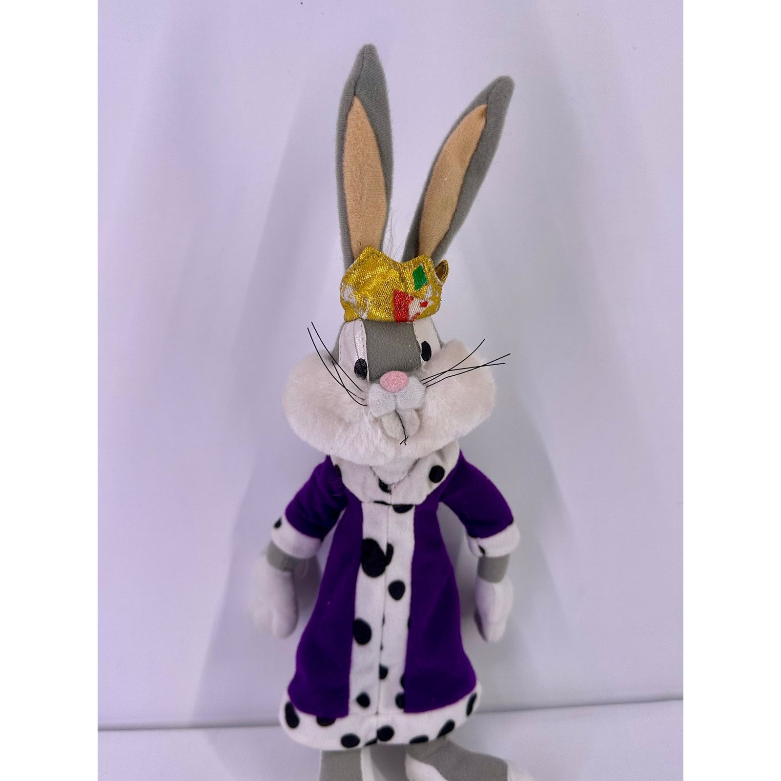 & Other Stories Bugs Bunny His Royal Highness Plush Looney Tunes King 1997 Size ONE SIZE - 2 Thumbnail