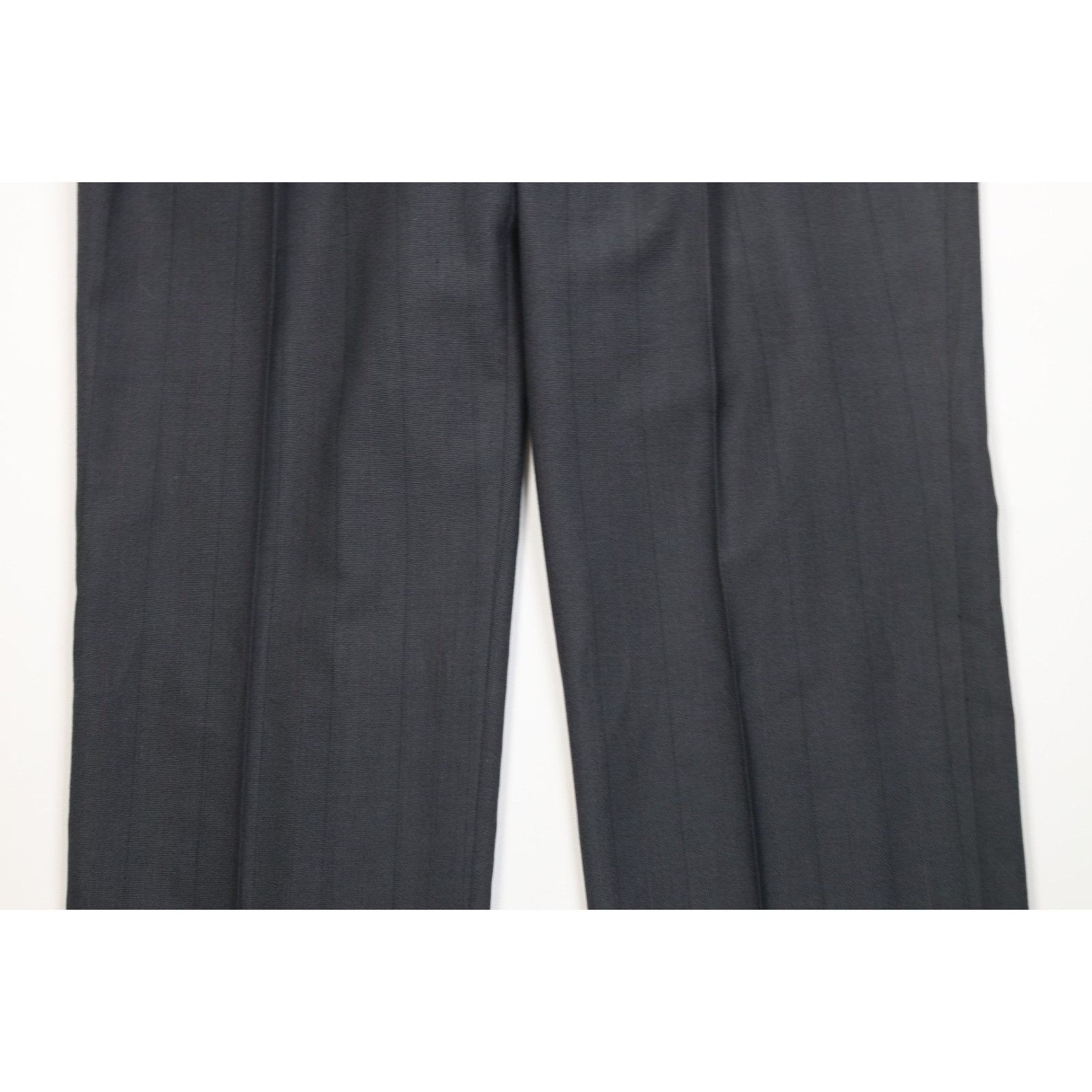 Vintage Vintage 90s Streetwear 2 Piece Wool Striped Suit Wedding Size 48R - 13 Thumbnail