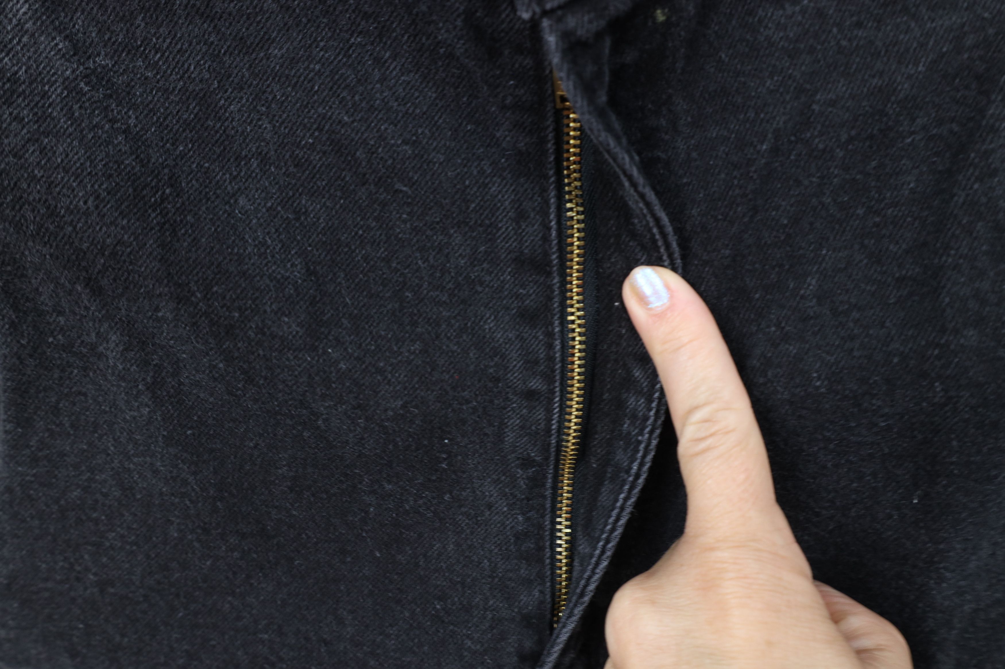 Levi's Vintage 90s Levis 545 Loose Fit Denim Jeans Black Cotton Size US 38 / EU 54 - 5 Thumbnail