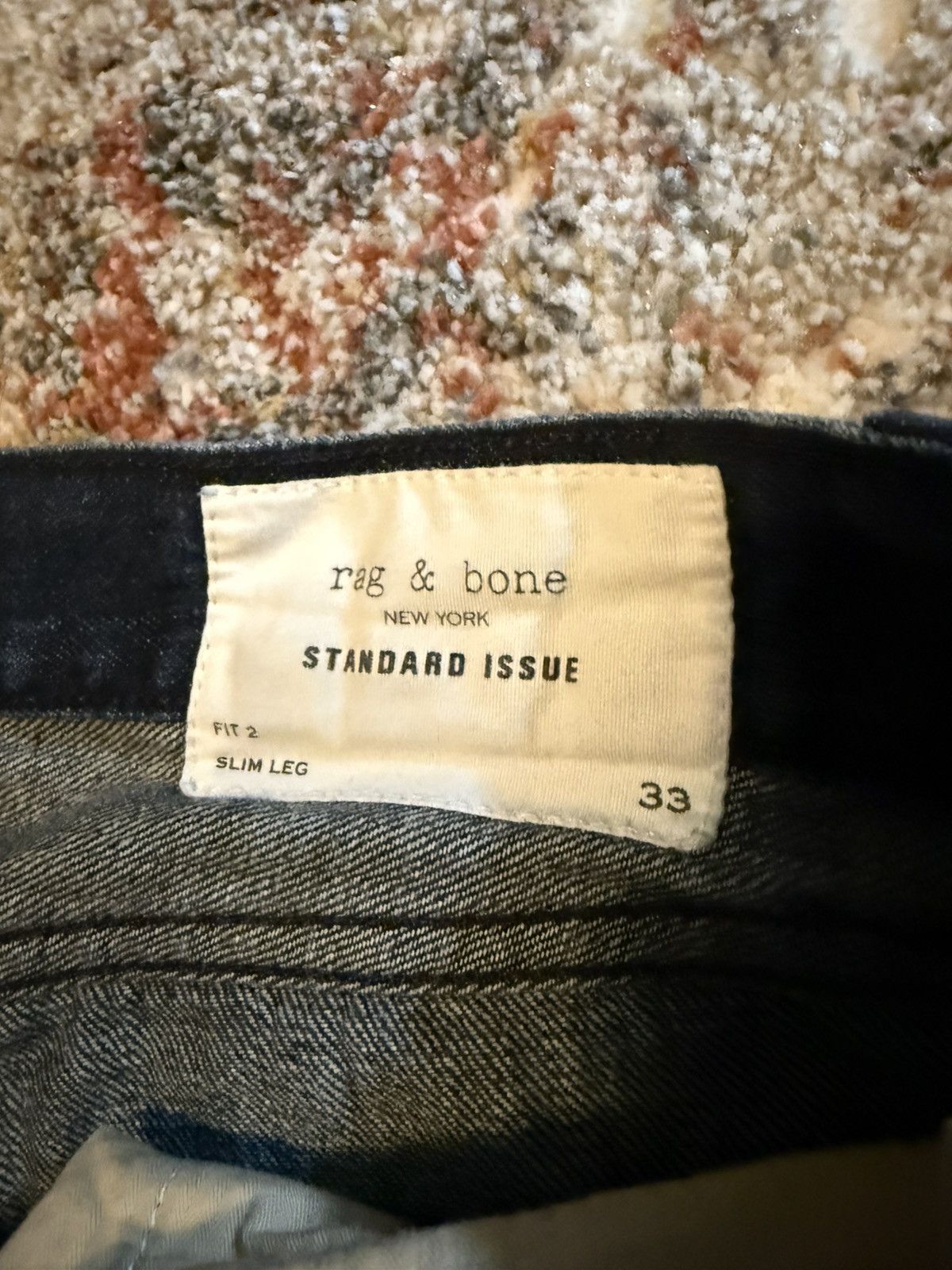 Rag & Bone Rag & Bone "Standard Issue" Fit 2 Slim Leg Jeans Size US 33 - 3 Thumbnail
