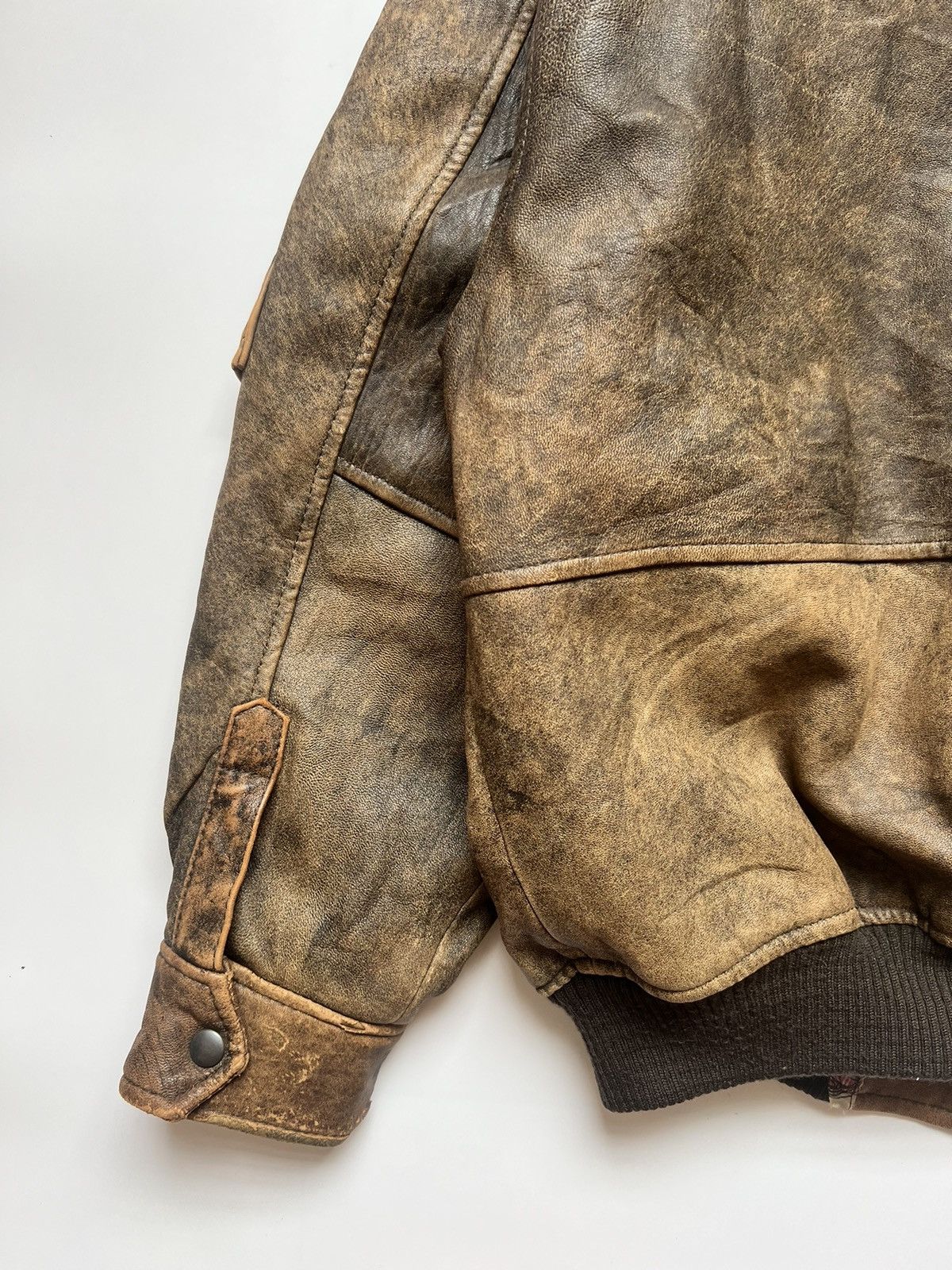 Vintage Vintage Leather Jacket Robo Flying Jacket Size US L / EU 52-54 / 3 - 14 Thumbnail