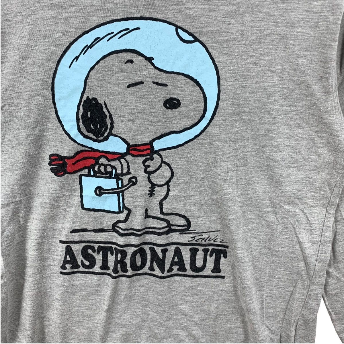 Peanuts PEANUTS SNOOPY ASTRONAUT Schulz Comic Tee Shirt Top Strip Size US L / EU 52-54 / 3 - 7 Thumbnail