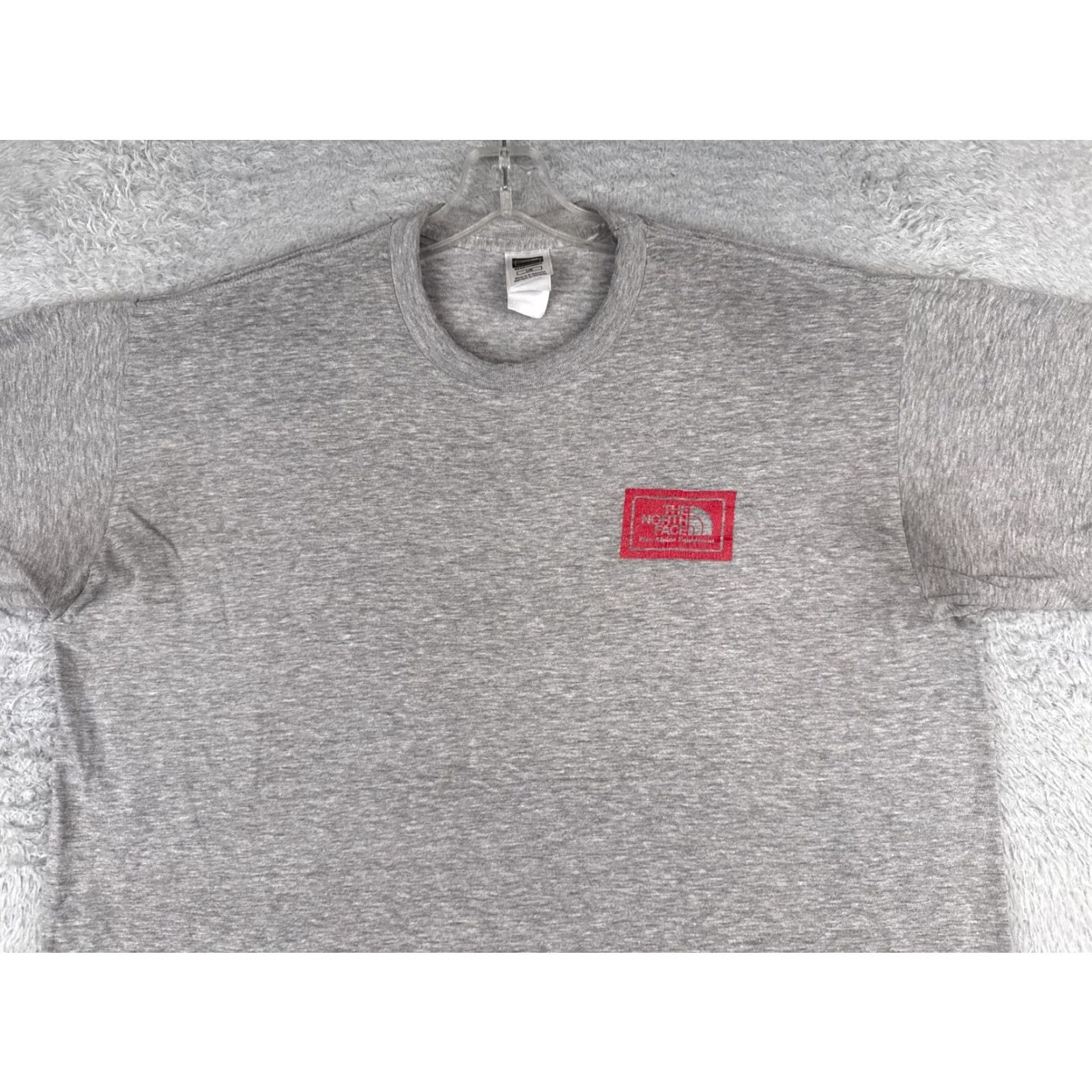 The North Face The North Face Gray Crew Shirt Men Large Short Sleeve Cotton Logo Outdoor Size US L / EU 52-54 / 3 - 4 Thumbnail