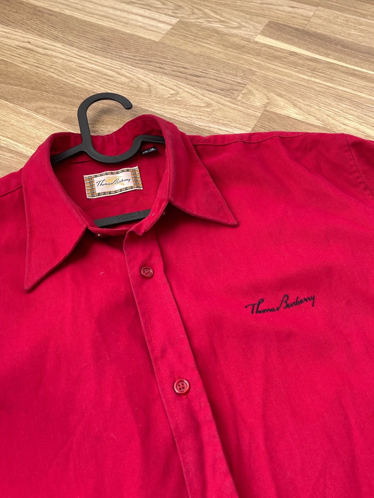 Burberry Vintage Thomas Burberry Men’s Red Shirt Size M Size US M / EU 48-50 / 2 - 7 Thumbnail