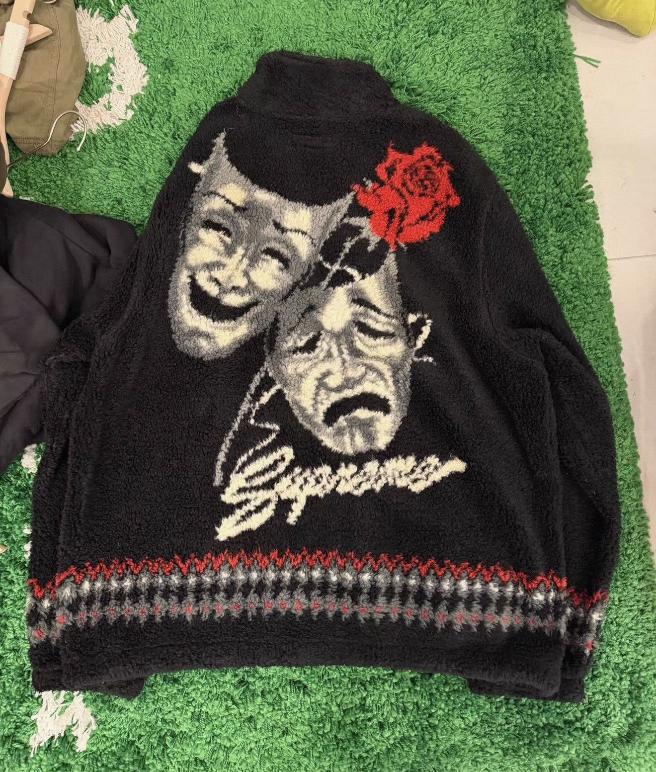 Supreme Supreme Drama mask fleece Jacket Size US XL / EU 56 / 4 - 1 Thumbnail