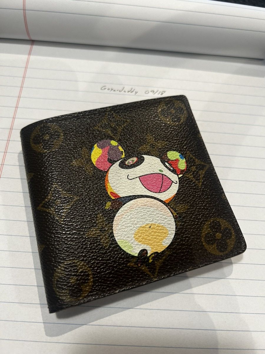 Louis Vuitton × Takashi Murakami Louis Vuitton Takashi Murakami Men’s Bifold Panda Wallet Size ONE SIZE - 1 Thumbnail