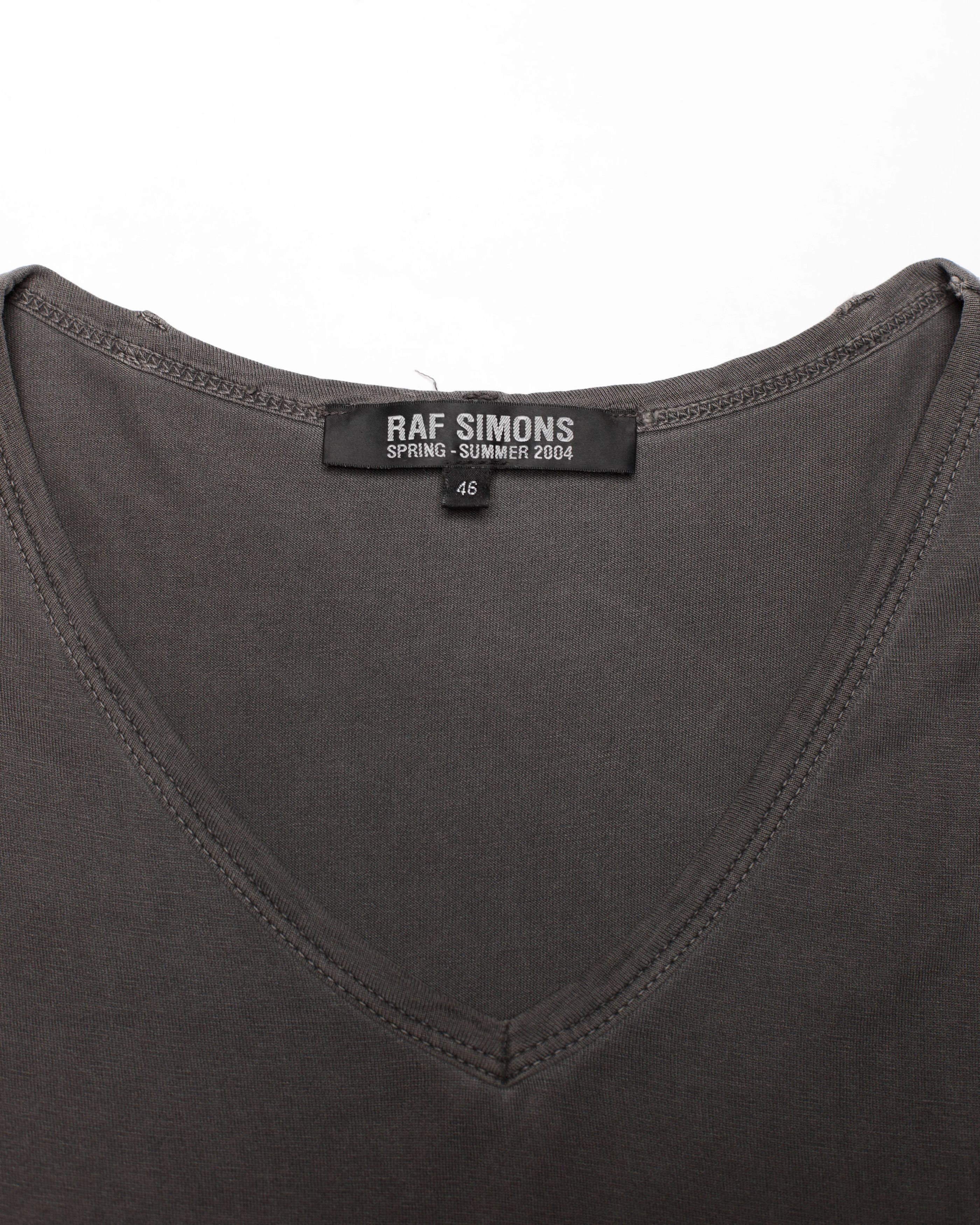 Raf Simons Raf Simons Spring-Summer 2004 V Neck Tank Size US L / EU 52-54 / 3 - 4 Thumbnail