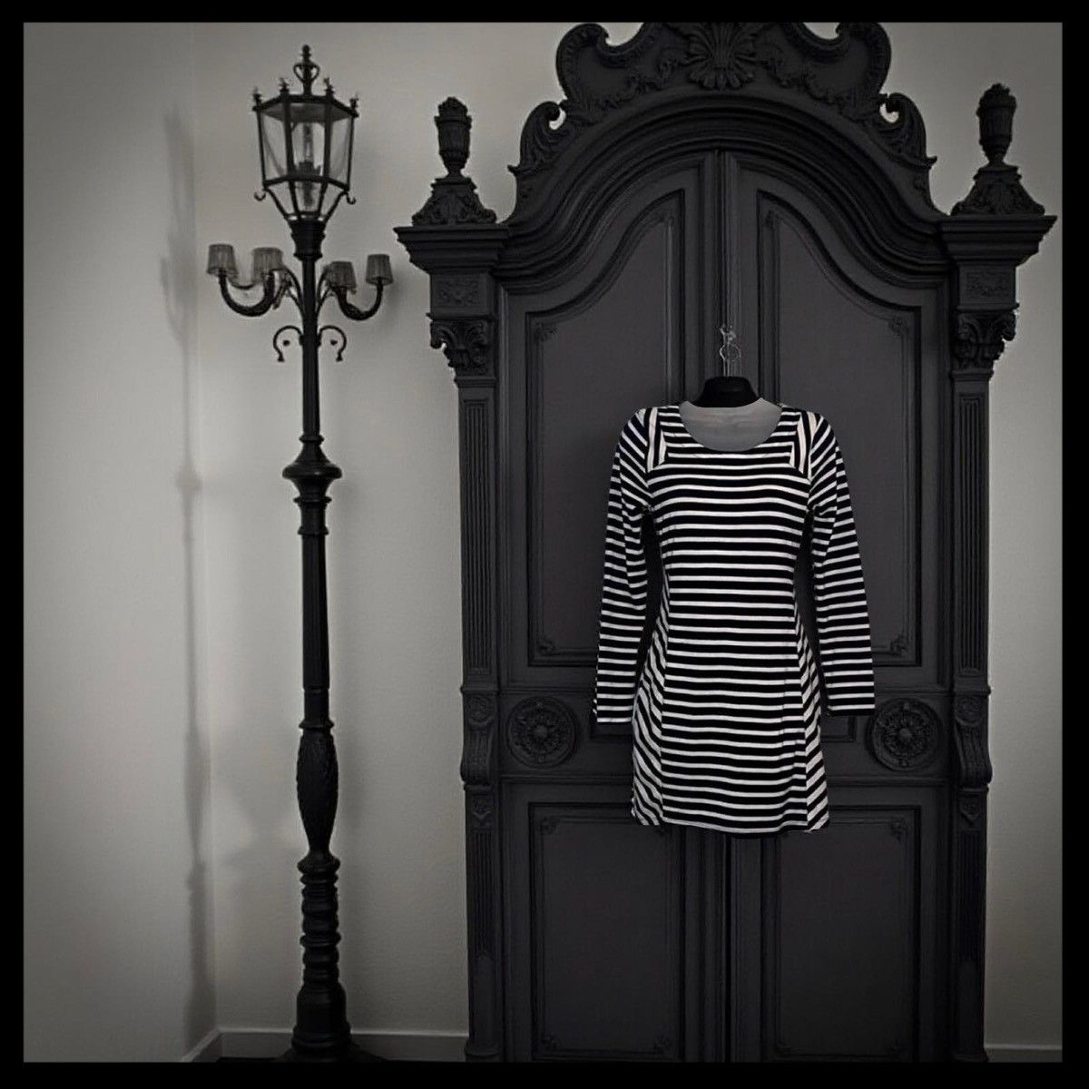 Designer Lucca Couture Long-sleeve Striped Bodycon Dress Small Size S / US 4 / IT 40 - 5 Thumbnail