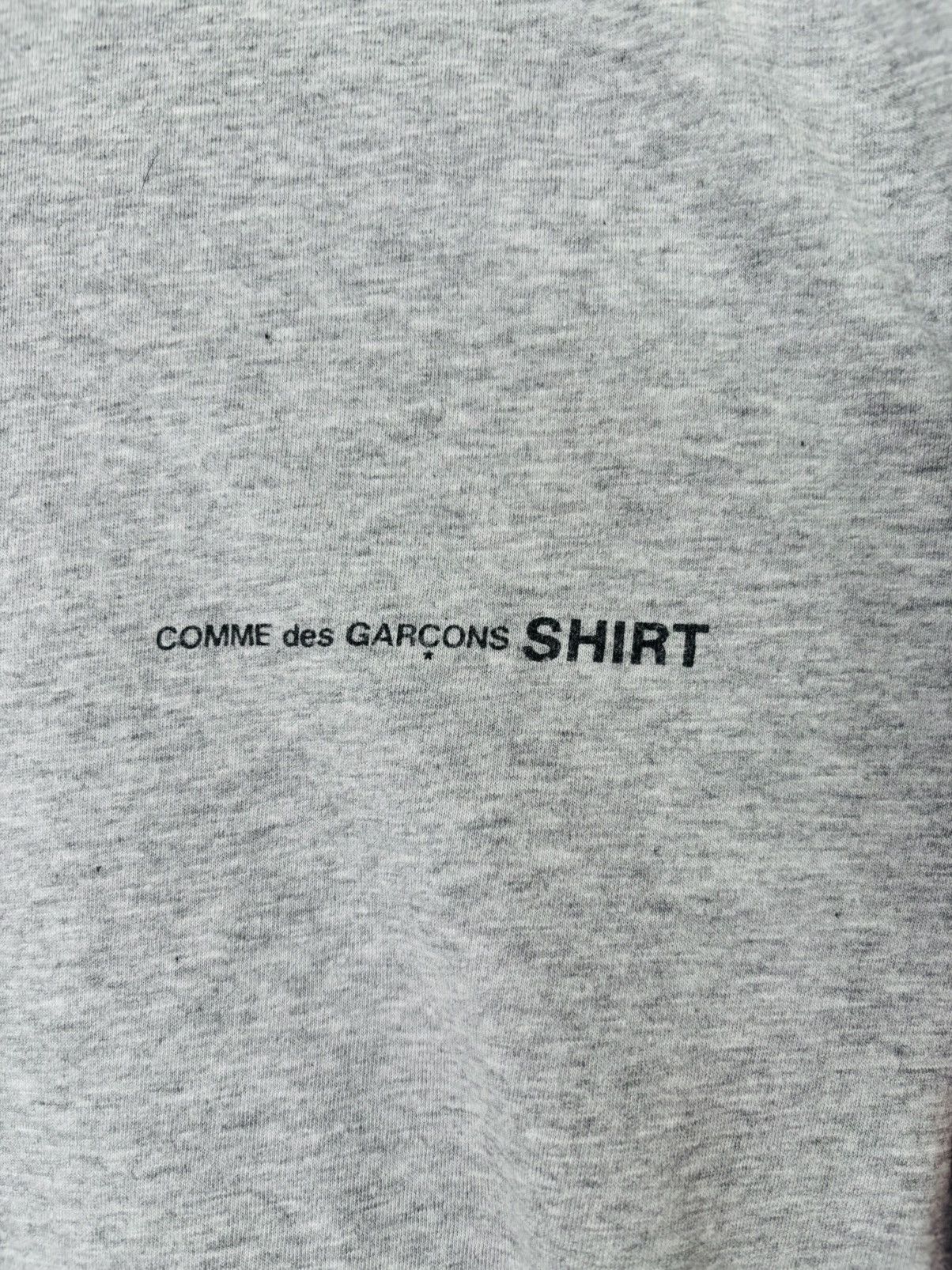 Comme des Garcons SHIRT Grey T-shirt Size US L / EU 52-54 / 3 - 3 Thumbnail