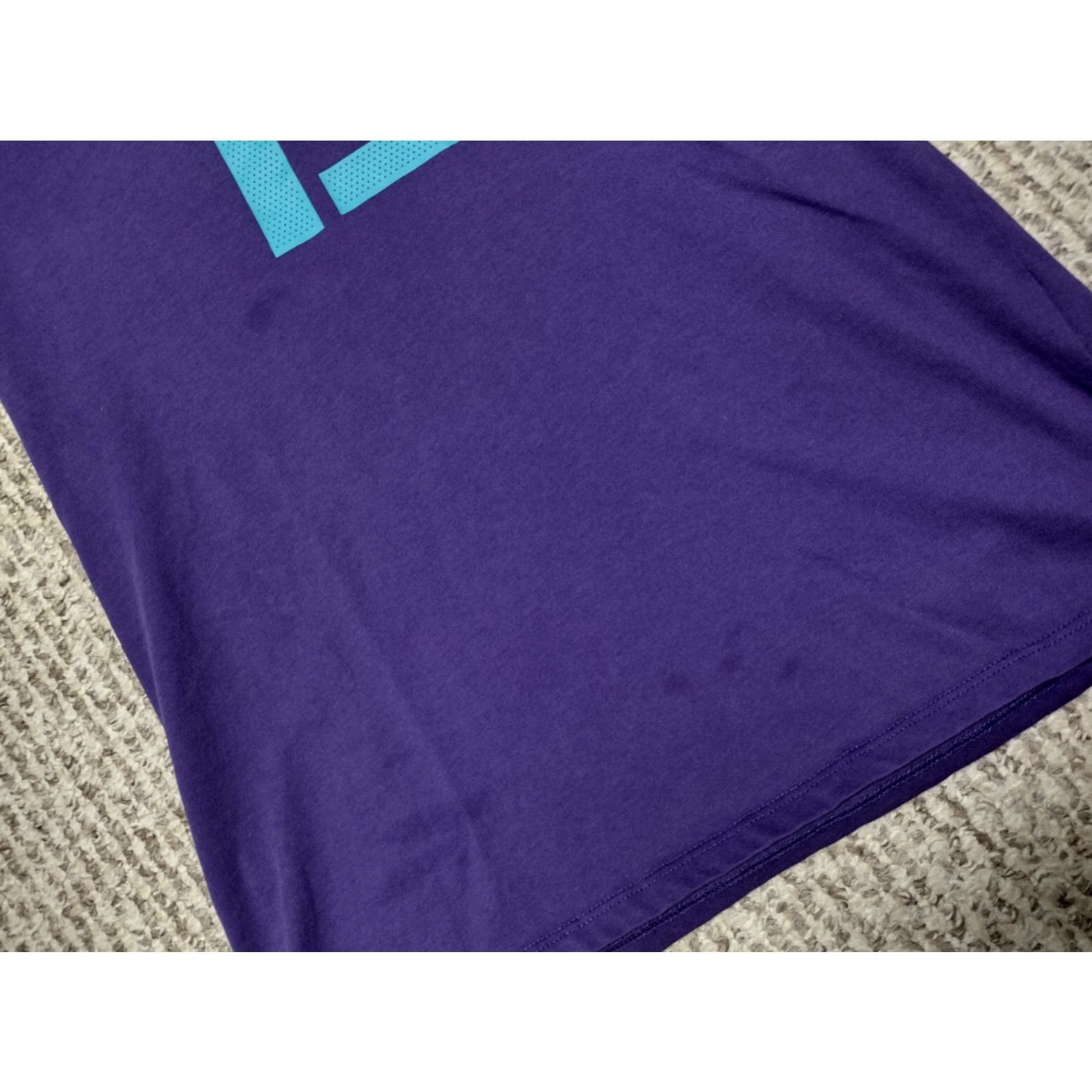 Nike Nike Dri-FIT Shirt Charlotte Hornets Jum pman Jordan Kemba Walker 15 Size S Purple Men Shirt Size US S / EU 44-46 / 1 - 3 Thumbnail