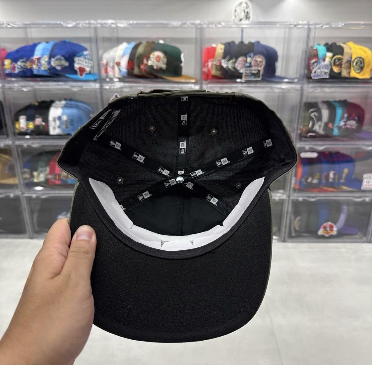 New Era New Era Classic Logo Flat Brim Baseball Cap J32 Size ONE SIZE - 4 Thumbnail