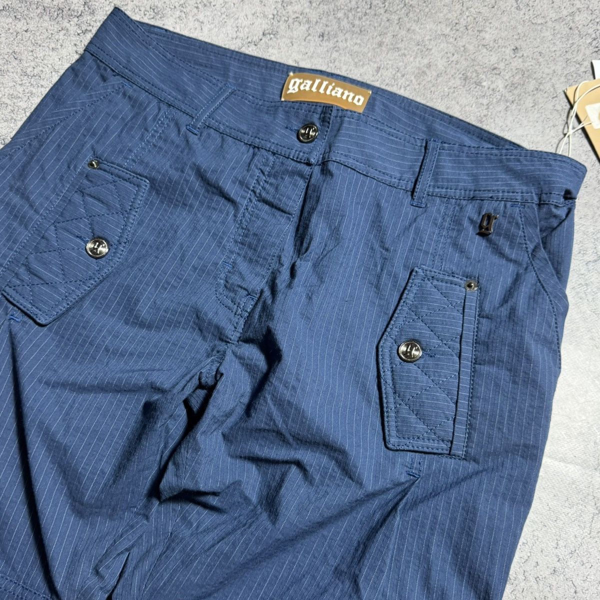 John Galliano NEW Galliano 00s Rare Cargo Pants Size 26" / US 2 / IT 38 - 5 Thumbnail