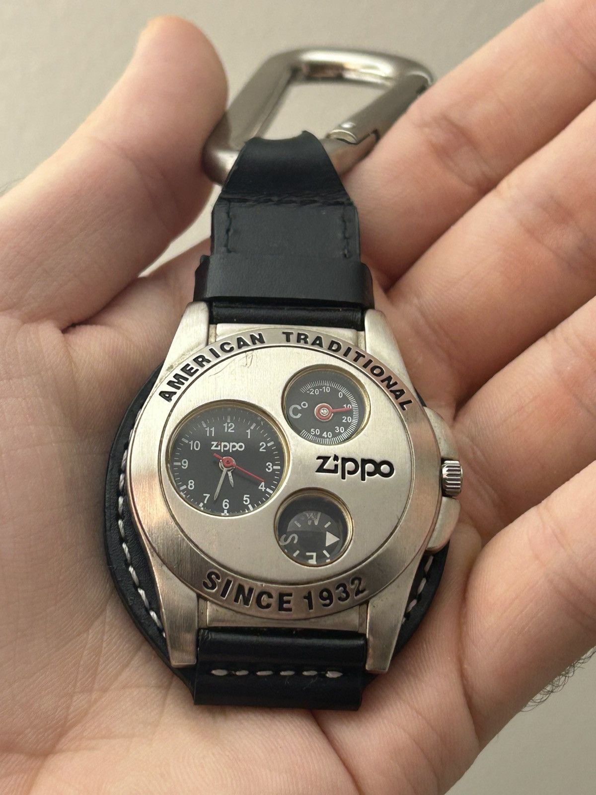 Zippo Zippo Watch Carabiner Temp/Compass Size ONE SIZE - 6 Thumbnail