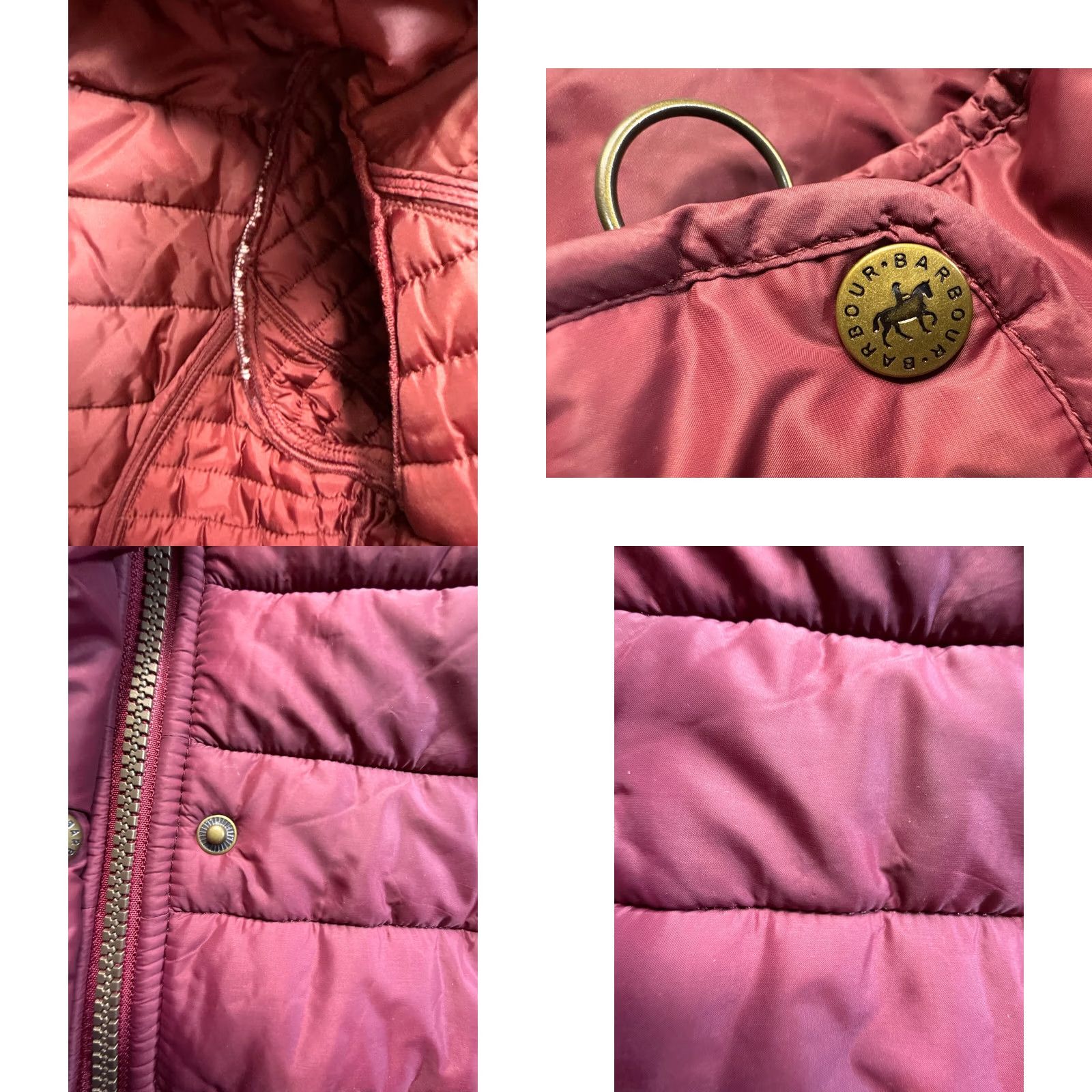 Barbour Barbour Crossrail Quilt Burgundy Jacket Womens UK 16 Red Quilted Jacket Womens UK 16 Barbour Crossrail Quilt Burgundy Jacket Womens UK 16 Size XXL / US 16-18 / IT 52-54 - 9 Thumbnail