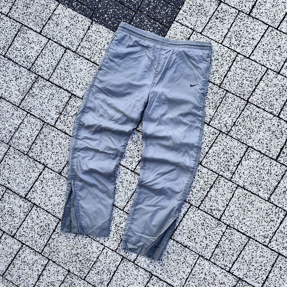 Nike × Vintage Nike Vintage Track Pants Nylon Y2K Drill Streetwear Swoosh Size US 36 / EU 52 - 9 Thumbnail