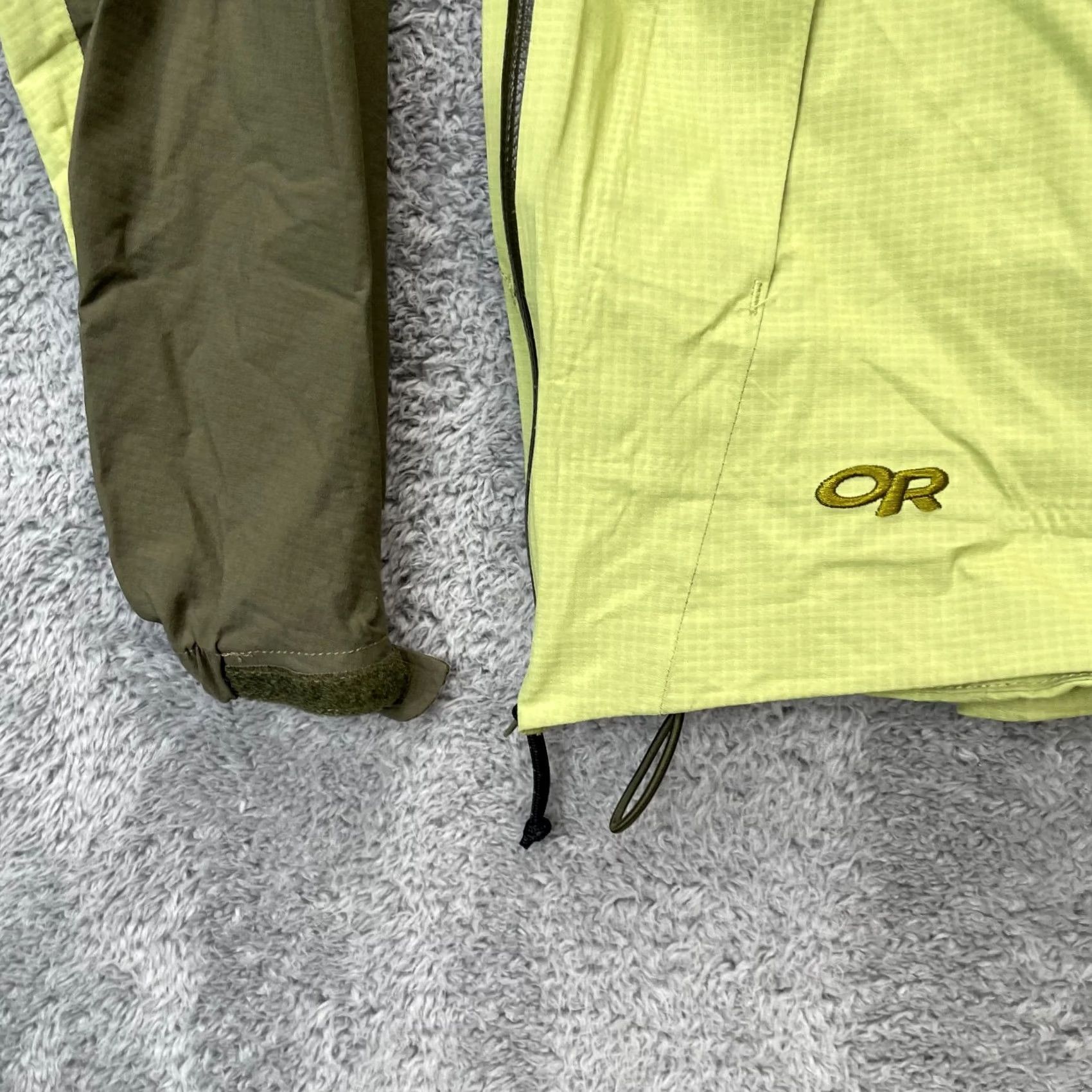 Outdoor Research VINTAGE Outdoor Research Jacket Womens Medium Green Windbreaker Coat Mock Neck Full Zip Size M / US 6-8 / IT 42-44 - 3 Thumbnail