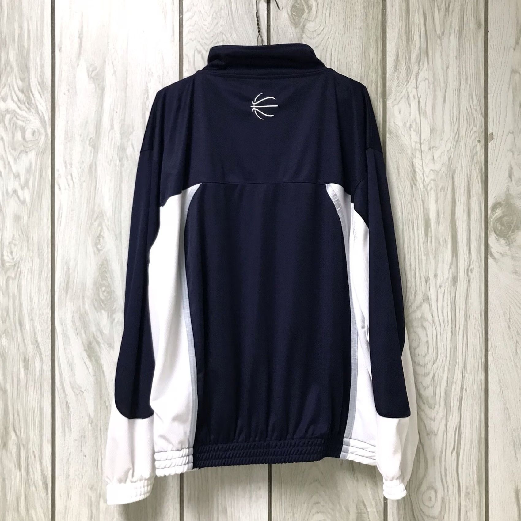 NBA NBA Elevation Men Navy Blue/White Lightweight Zip Basketball Track Jacket L Mens Regular Size Size US L / EU 52-54 / 3 - 2 Thumbnail